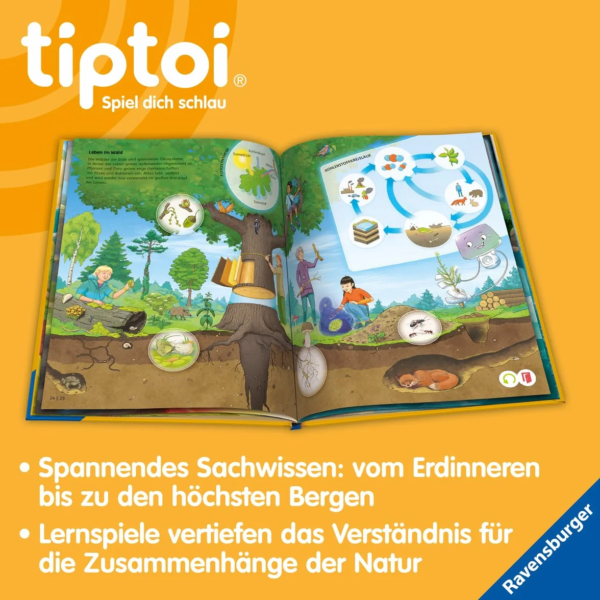 tiptoi® - Die Erde: Ozeane, Wetter und Vulkane