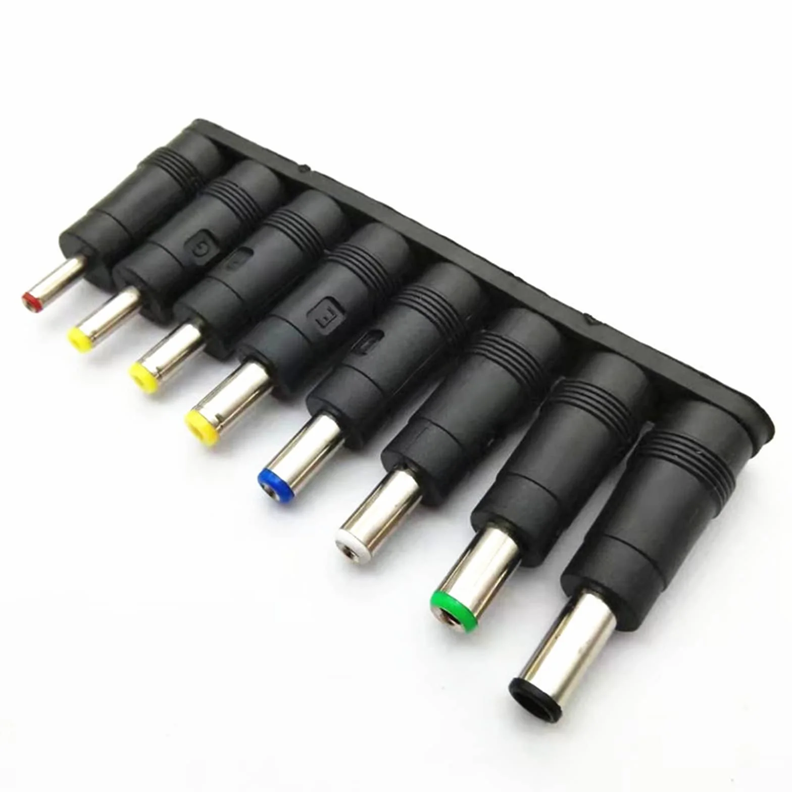 WANGCL 8 w 1 adapter do wtyczki baryłkowej, 5,5 x 2,1 mm uniwersalny wtyk DC, zestaw końcówek DC, wtyczka gniazda, akcesoria do wtyczki zasilacza ładowarki laptopa