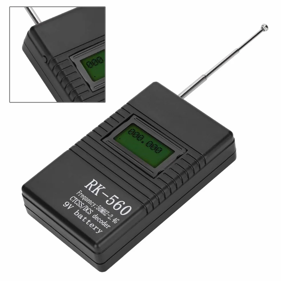 Dokładny Licznik Częstotliwości RK560 50 MHz 2,4 GHz Przenośny Ręczny Miernik Częstotliwości do Testowania Częstotliwości Radiowej Rk 560 Rike Rk 560 RK560 Dokładny Przenośny