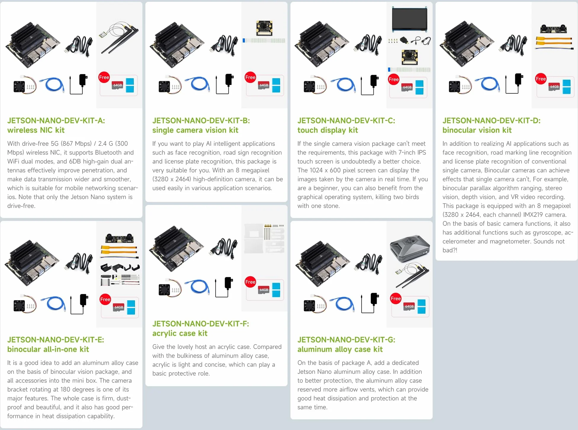 Waveshare JETSON-NANO-DEV-KIT, an Alternative Solution for Jetson Nano Developer Kit B01, Carrier Board, for Image Classification, Object Detection, Segmentation, Speech Processing...