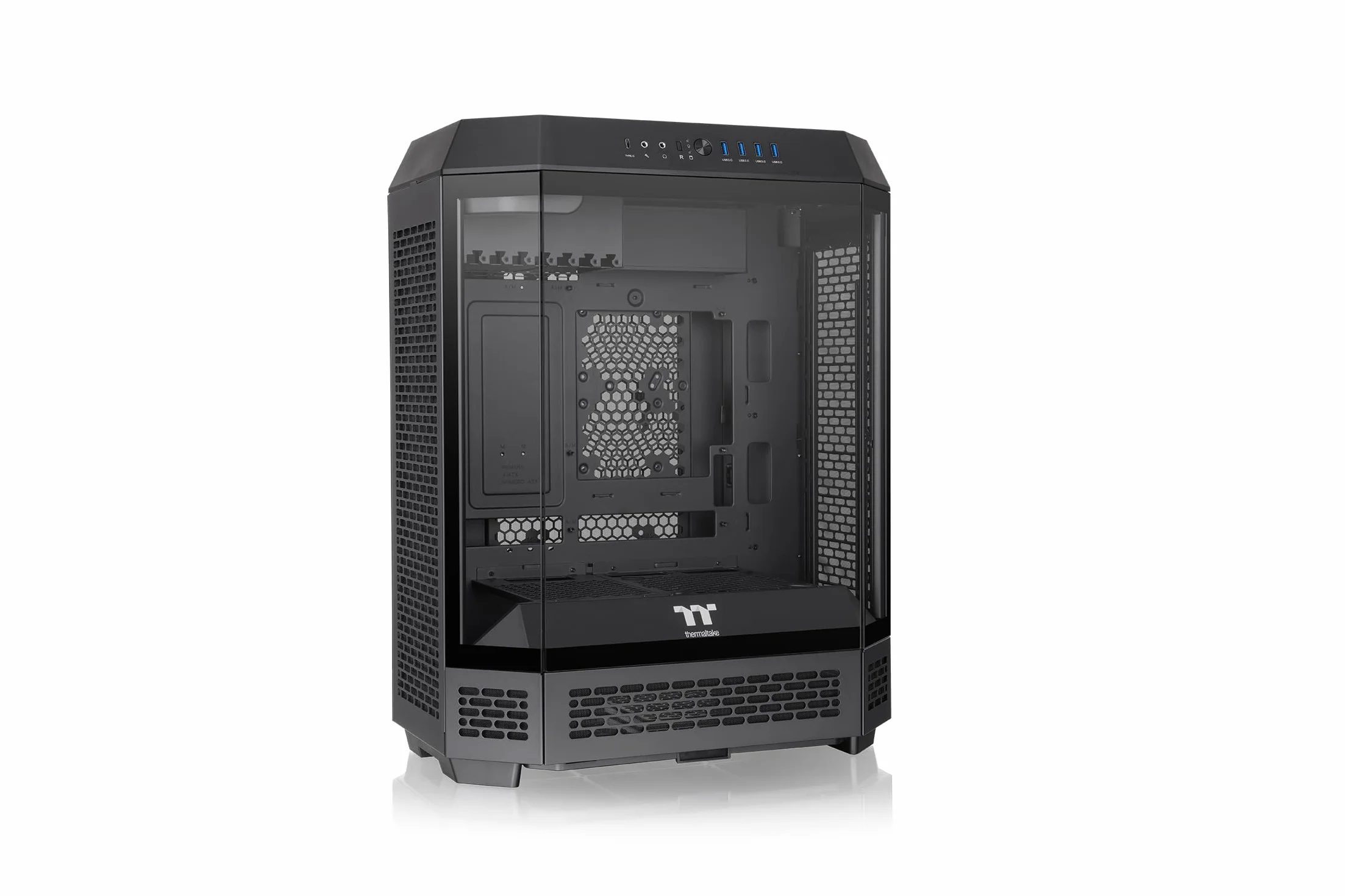 Thermaltake The Tower 600 Mid Tower Chassis | Hidden Connector | Black