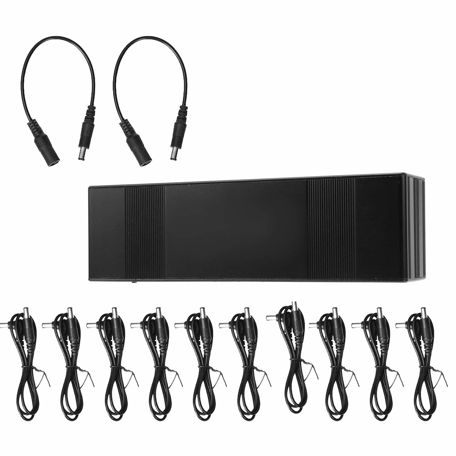 Cocoarm Zasilacz do pedałów efektów gitarowych, przenośny, 10 kanałów, ochrona izolacji – 9 V/12 V/18 V, 100-240 V (wtyczka UE)