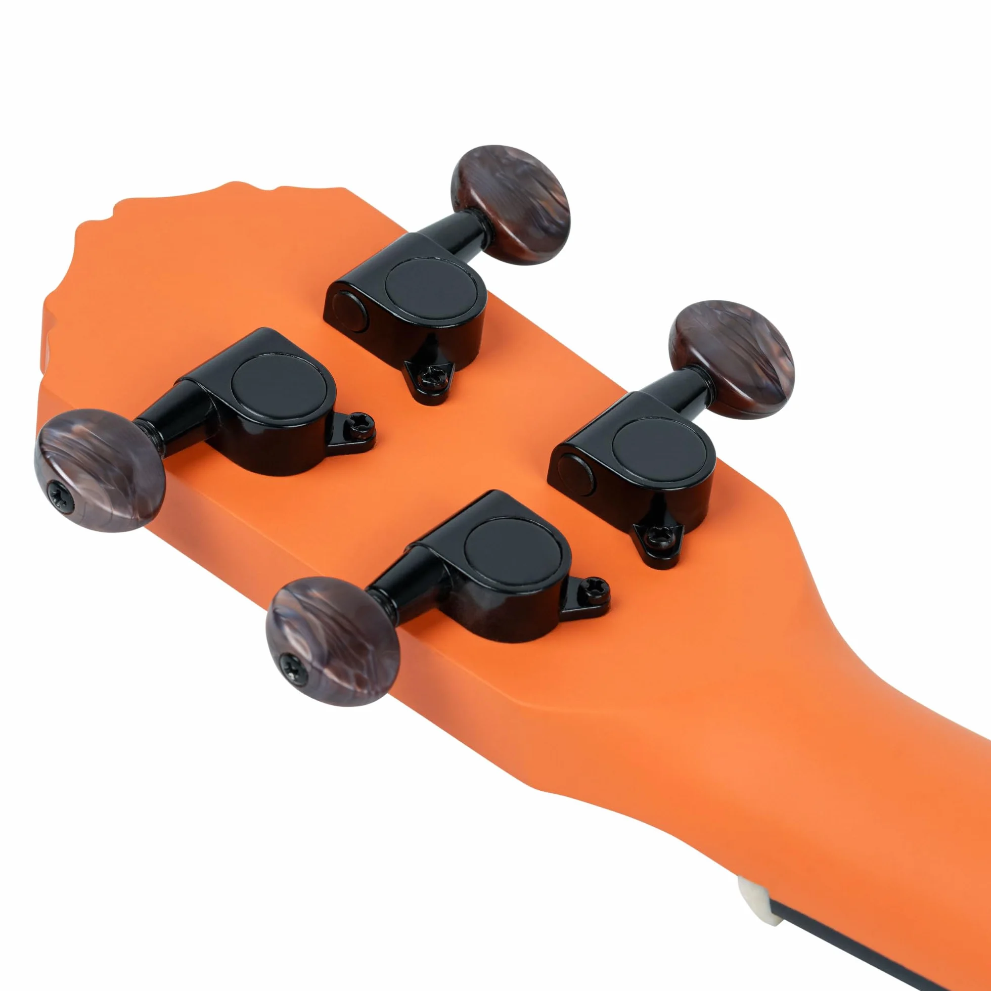 Ortega Guitars Elektro-akustyczne Ukulele Koncertowe – Seria Custom Built Edycja Halloween – Okoume, Kolor Pomarańczowy (RUHWCE)
