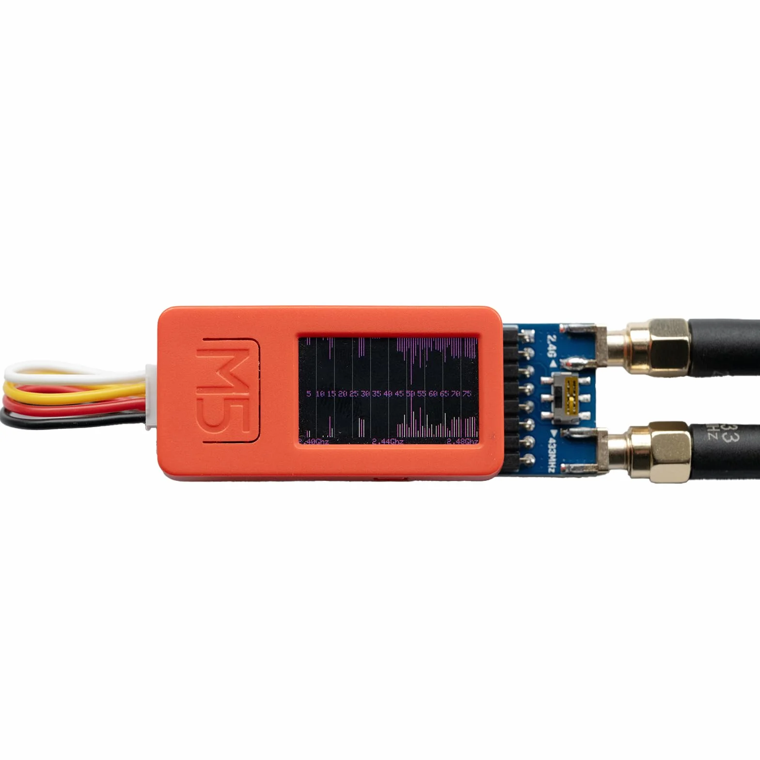 Stick RF 424 CC1101 & NRF24 podwójny moduł RF do M5Stack StickC Plus 2-433 MHz i 2,4 GHz płyta rozszerzeń zaprojektowana dla oprogramowania sprzętowego Bruce, ze zoptymalizowanym obwodem