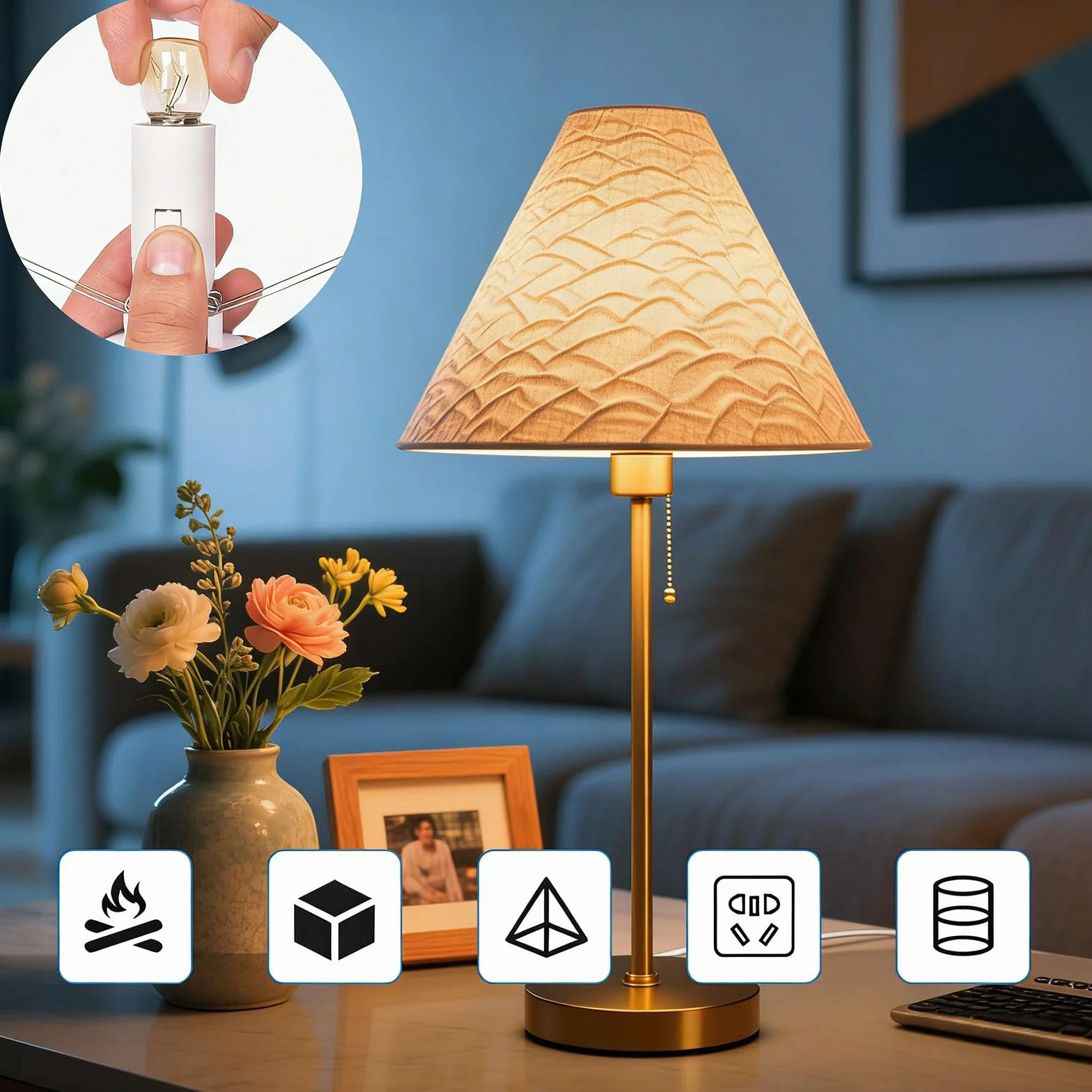 2 sztuki oprawki do lampy z kablem ze starym wiekiem, do lampy solnej L oprawka lampy E14, z kablem do lampy 1,8 m i przełącznikiem, oprawka e14 z przełącznikiem, wtyczka EU, do zawieszenia lampy