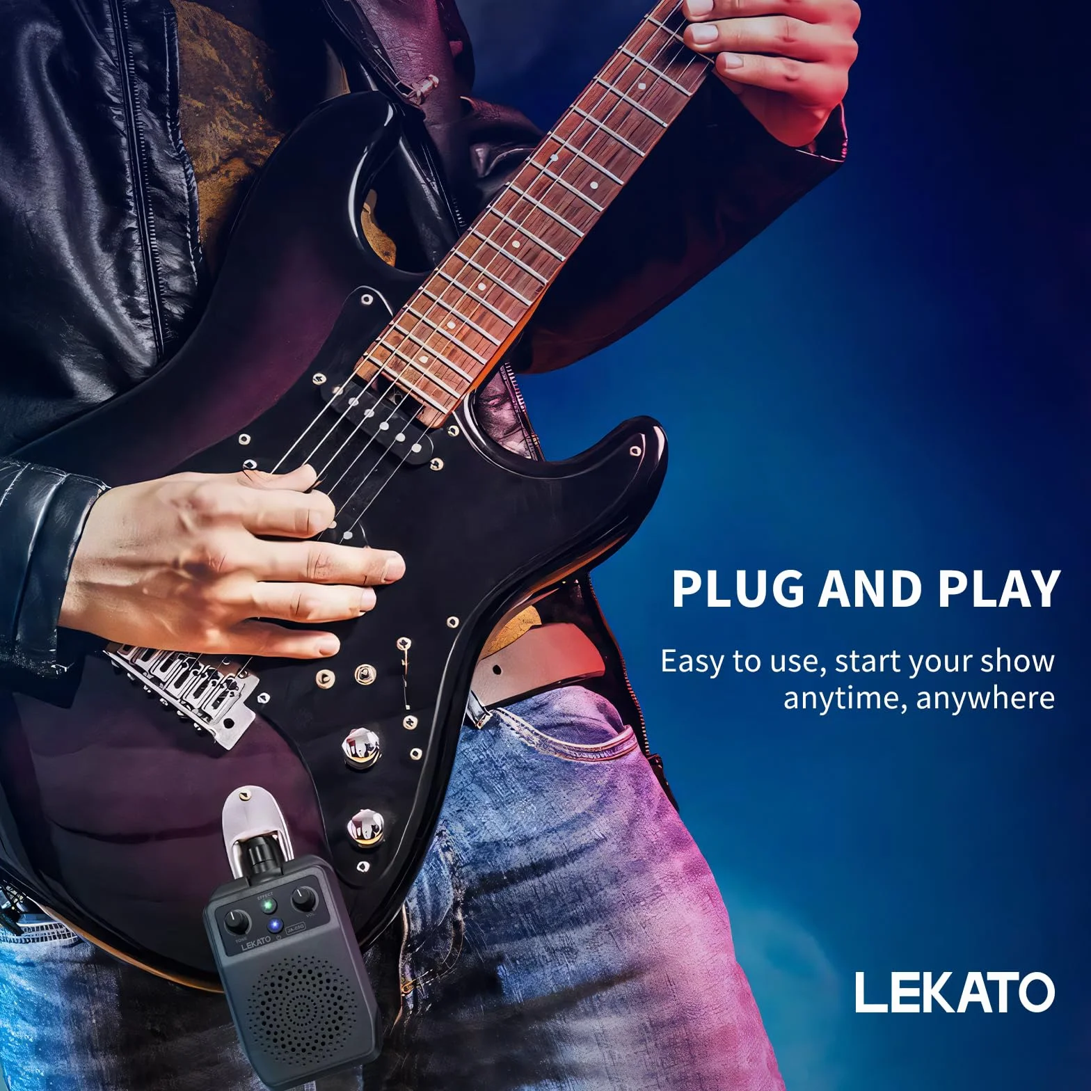 LEKATO Wzmacniacz gitarowy typu plug-in