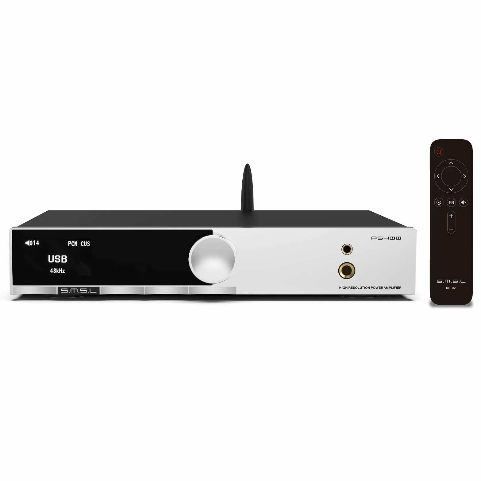SMSL AS400 wzmacniacz mocy DAC wzmacniacz słuchawkowy 165 W x2 2,1 kanał MA5332MS MM wzmacniacz gramofonowy Bluetooth 5.1 CS43131 MQA CD DAC przedwzmacniacz 4,4 mm/6,35 mm RCA/BT/USB/Opt/Coax/Phono