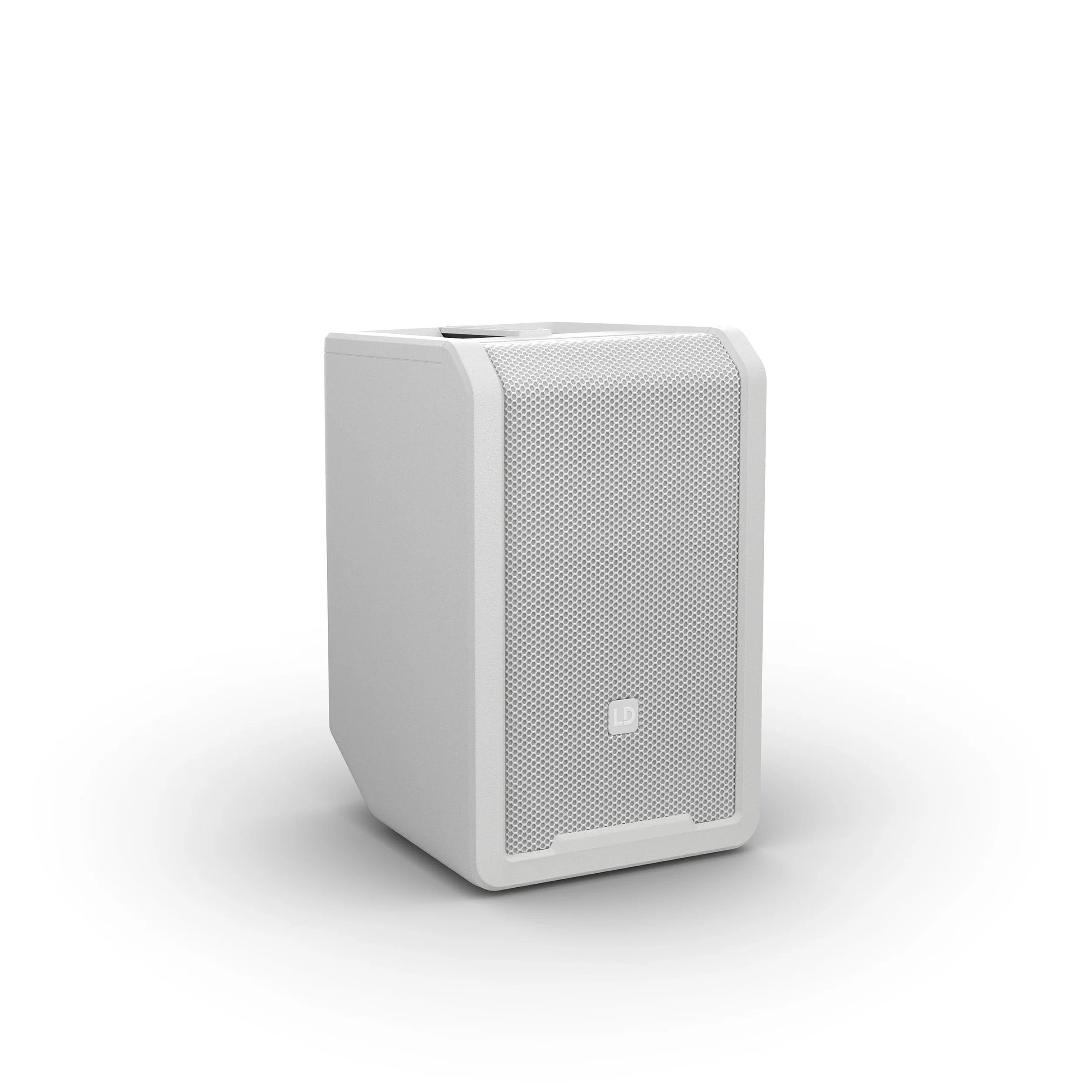 ANNY 8 Przenośny głośnik PA na baterie Bluetooth i mikser Pure White