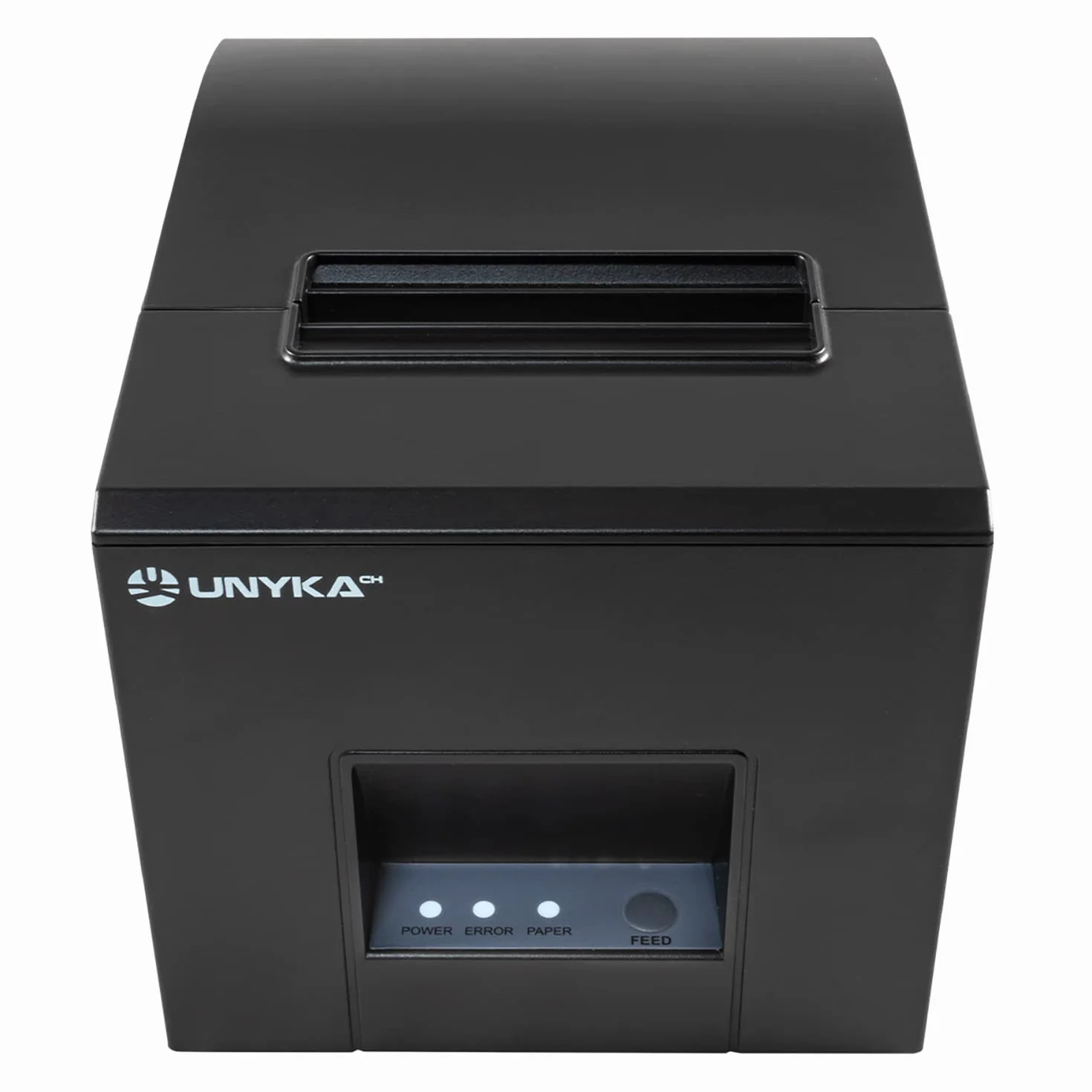UNYKAch Aykach Thermal Drukarka banknotów UK56007 POS3, kompaktowa, papierowa 80 mm, połączenia szeregowe, USB, RJ12, RJ11 i LAN, kompatybilna ze wszystkimi systemami