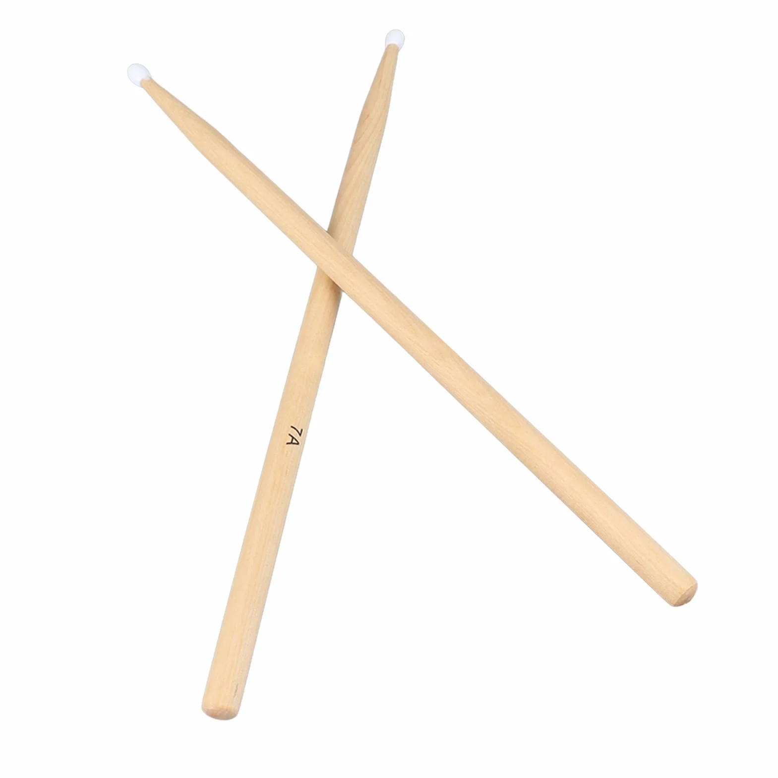 Generic Maple Wood 7A Nylonowe Pałeczki do Perkusji 2 Pary dla Perkusistów ćwiczących Nagrywanie Występów