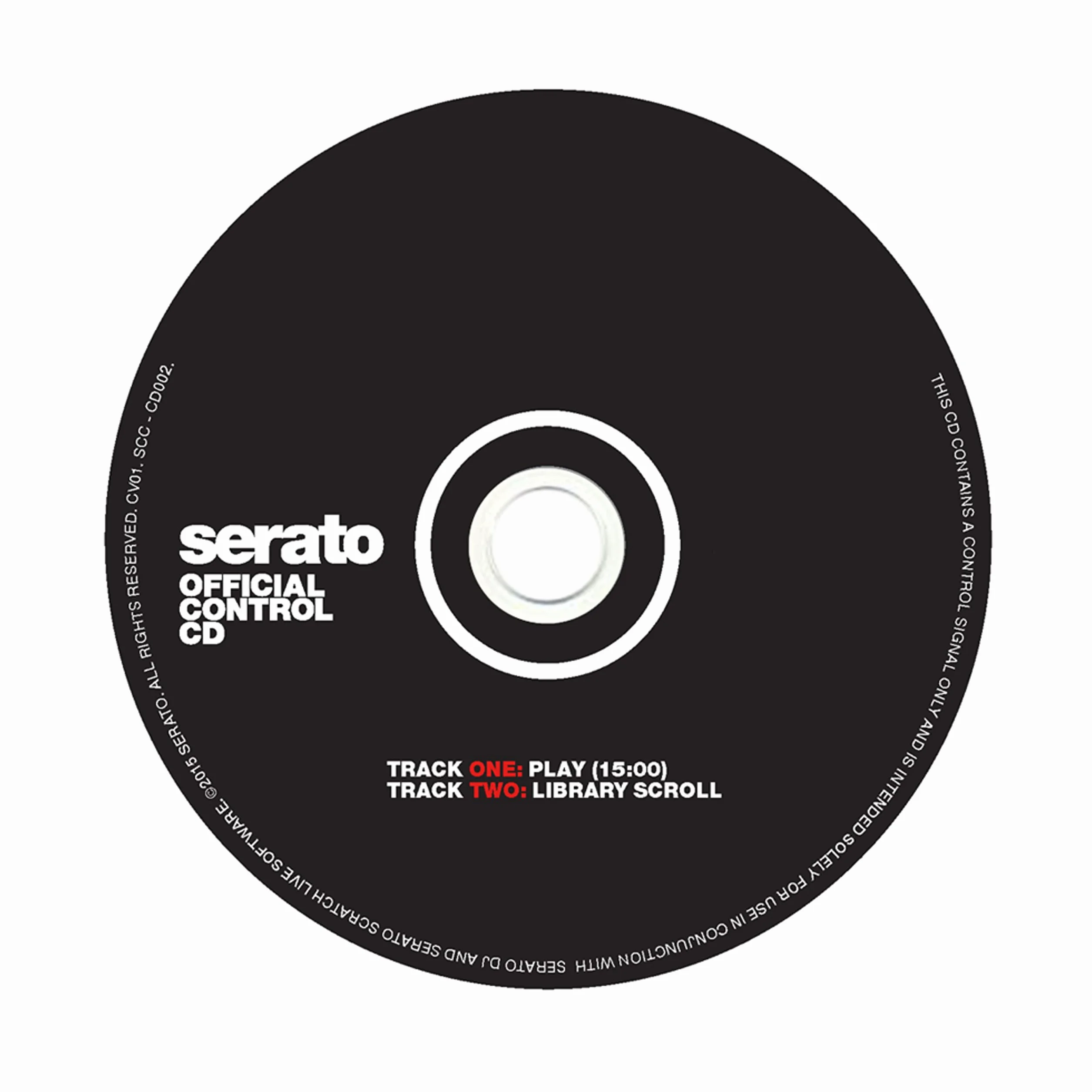 Serato Official Control CDs x2 (Black) - Akcesorium dla DJ-ów