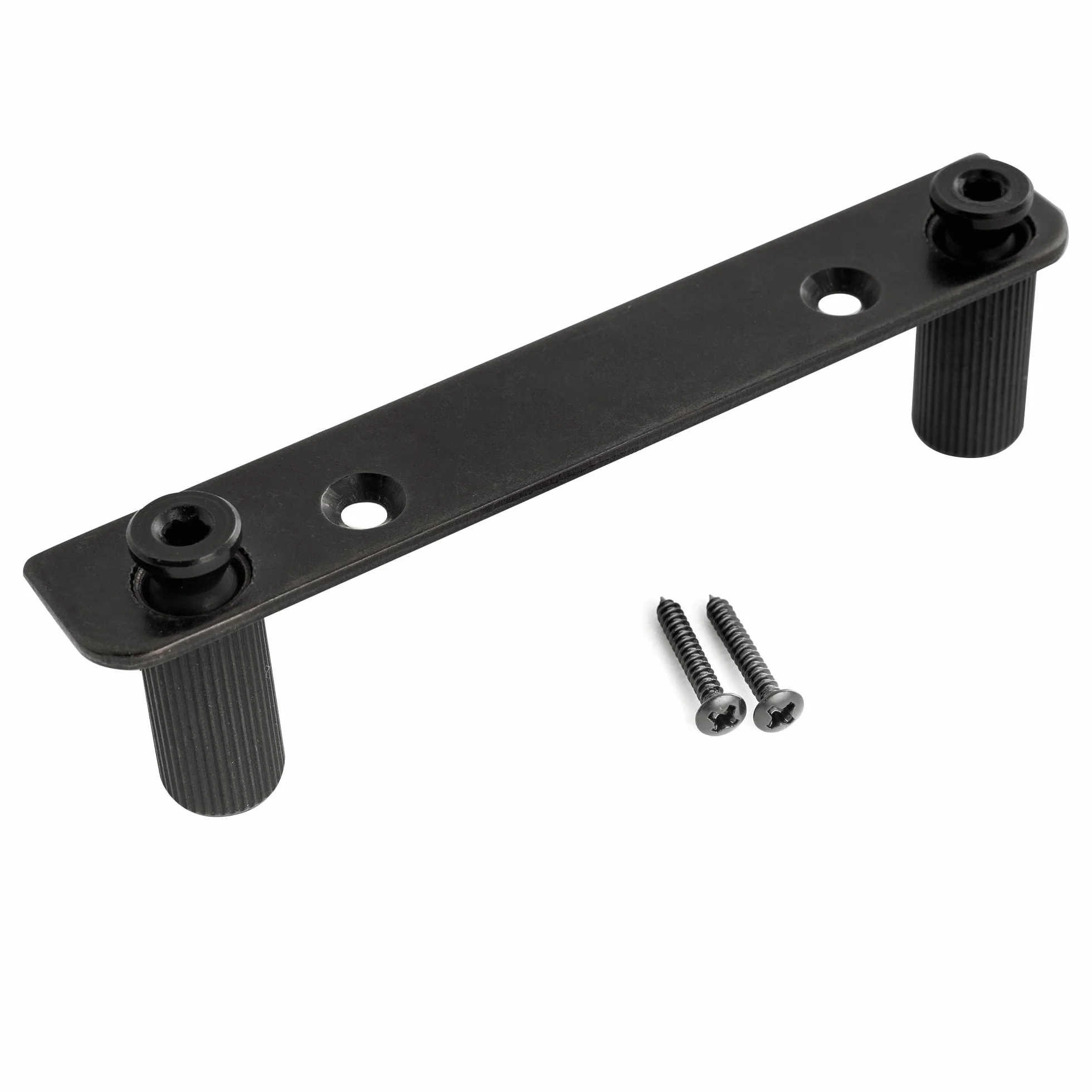 Musiclily Pro Double Blokowany Mostka Tremolo Wspornik i Trzpieni M7 do Gitary Elektrycznej Floyd Rose Style, Czarny