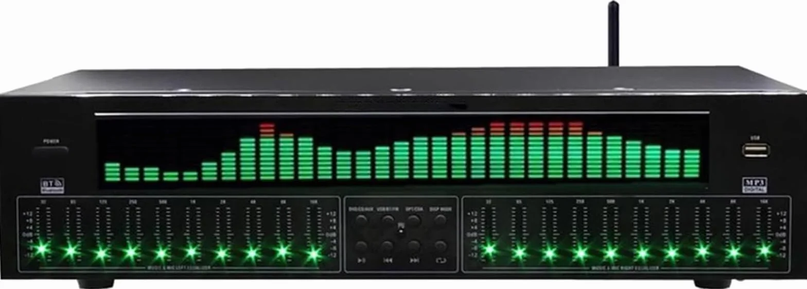 NGARY 31-pasmowy korektor graficzny stereo cyfrowy analizator widma dźwięku