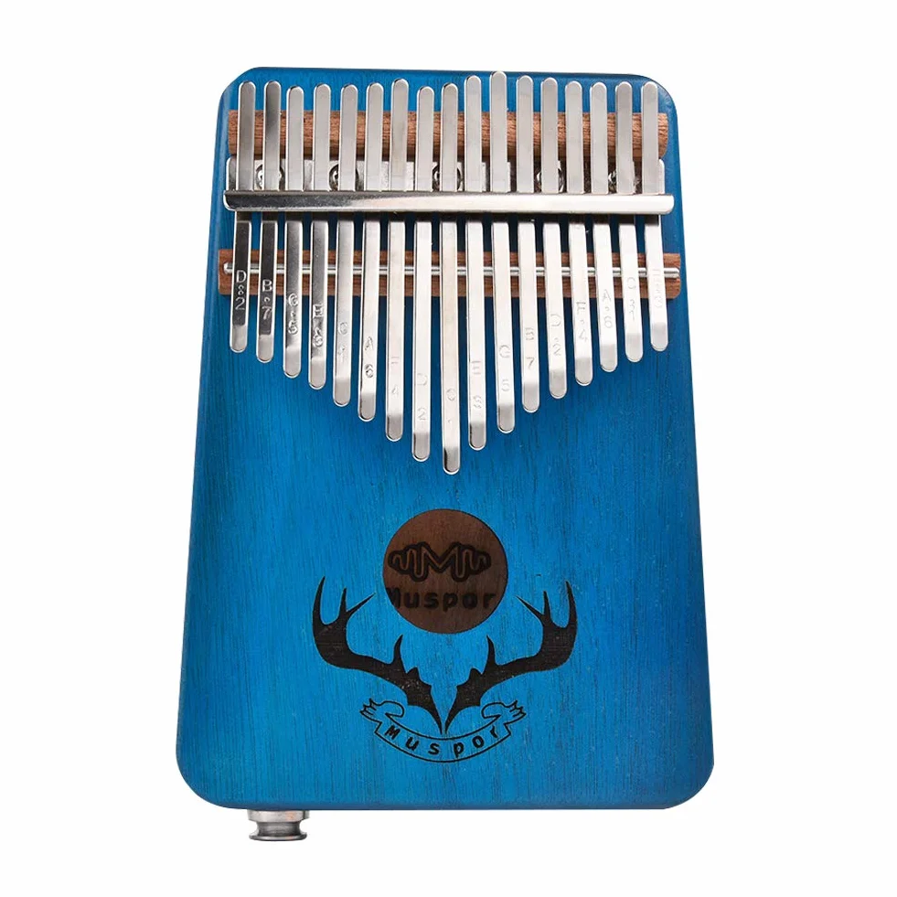 Alnicov 17 klawiszy Kalimba Thumb Piano, wbudowany przetwornik, mahoń, afrykańskie pianino palcowe, dla początkujących profesjonalistów