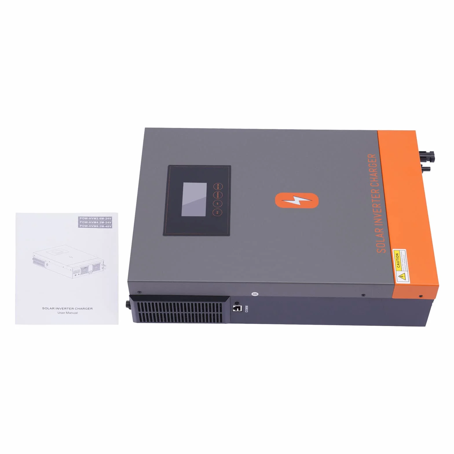Hybrydowy falownik 24 v 4500 w/30 V 6500 w/48 V 10200 W z ekranem dotykowym ładowarka solarna z ładowarką, sieć priorytetowa, solarny regulator ładowania (24 V 4500 w)