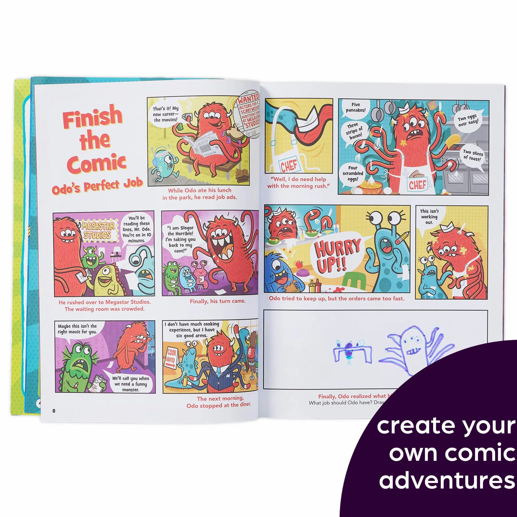 Make Your Own Comic Adventures: 65+ Activities for Creating Your Own Comics!