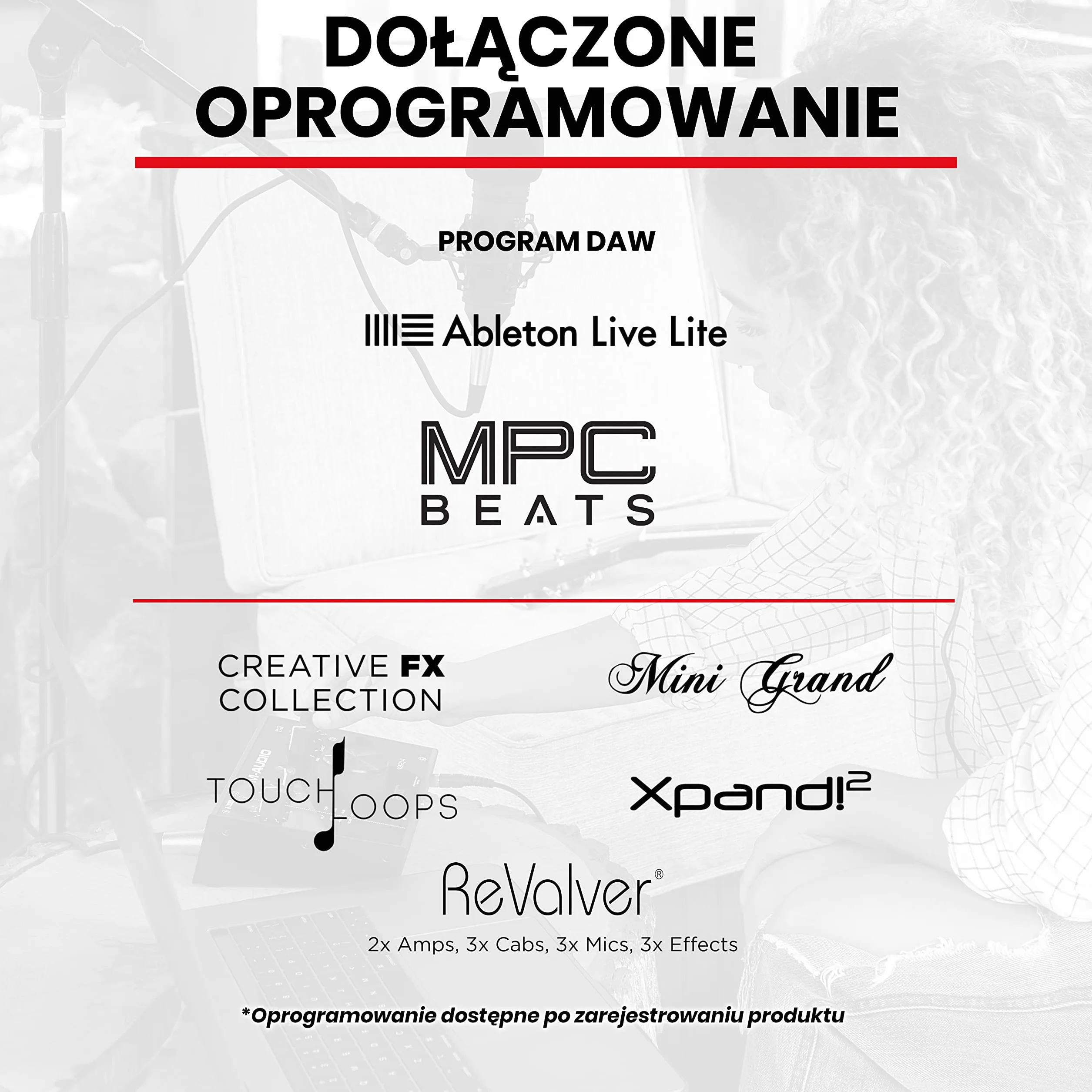 M-AUDIO AIR 192x4 Interfejs audio USB z mikrofonem pojemnościowym i słuchawkami