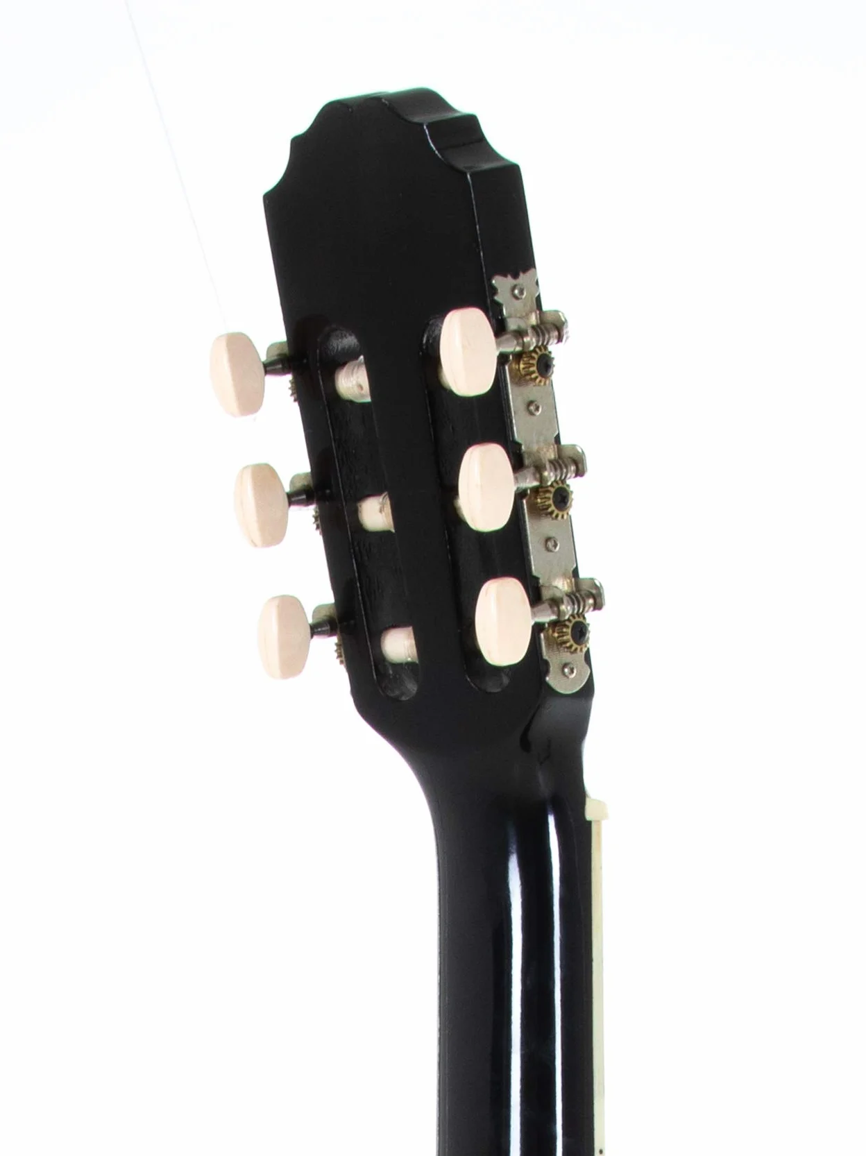 GEWA gitara klasyczna Basic 1/4, korpus lipa, podstrunnica drewno pakkaholz, chromowane maszynki, czarny