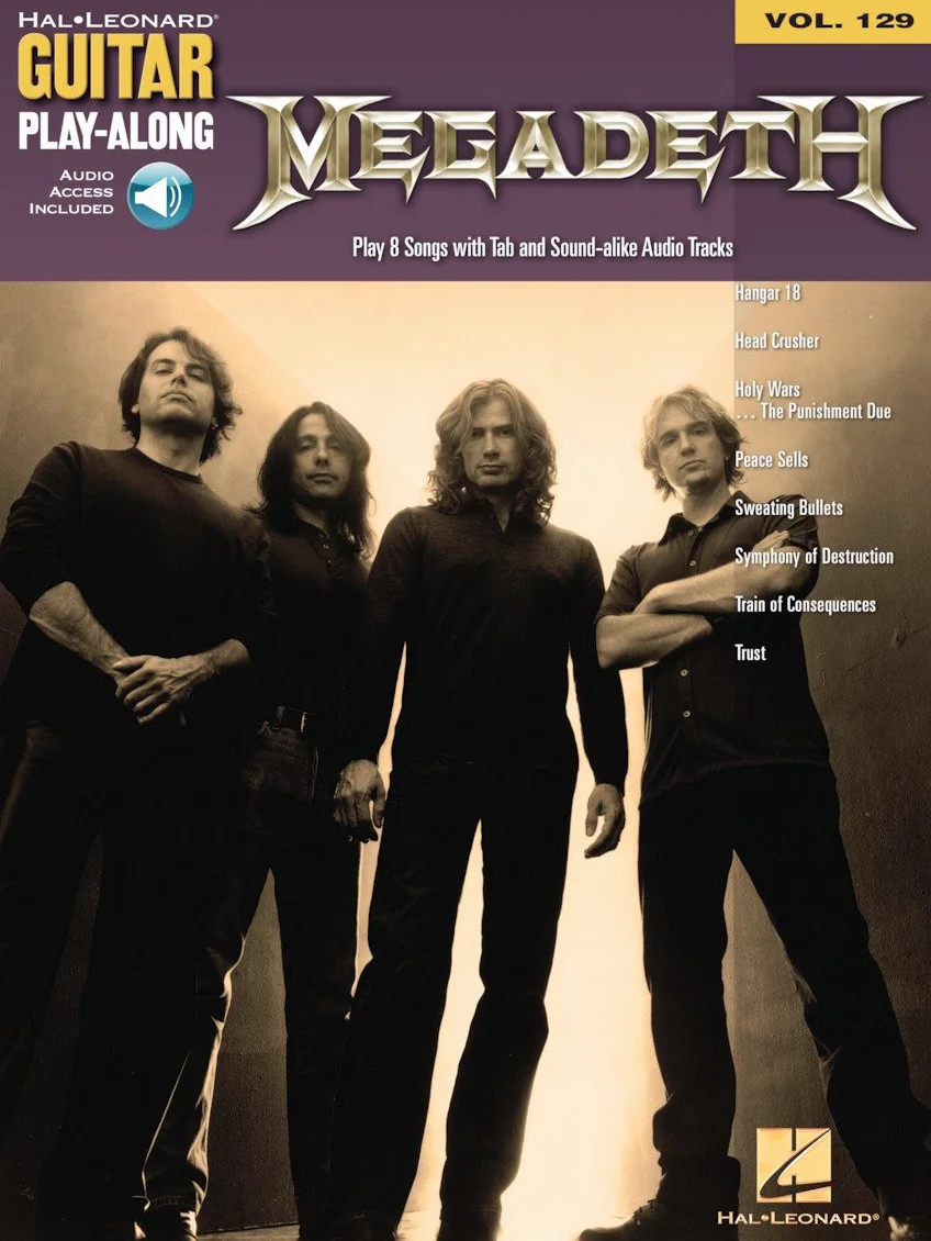 Megadeth guitare +cd: Guitar Play-Along Volume 129