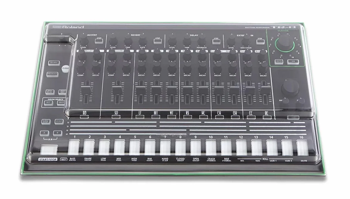 Decksaver DSS-PC-TR8 Roland Aira TR-8 cover
