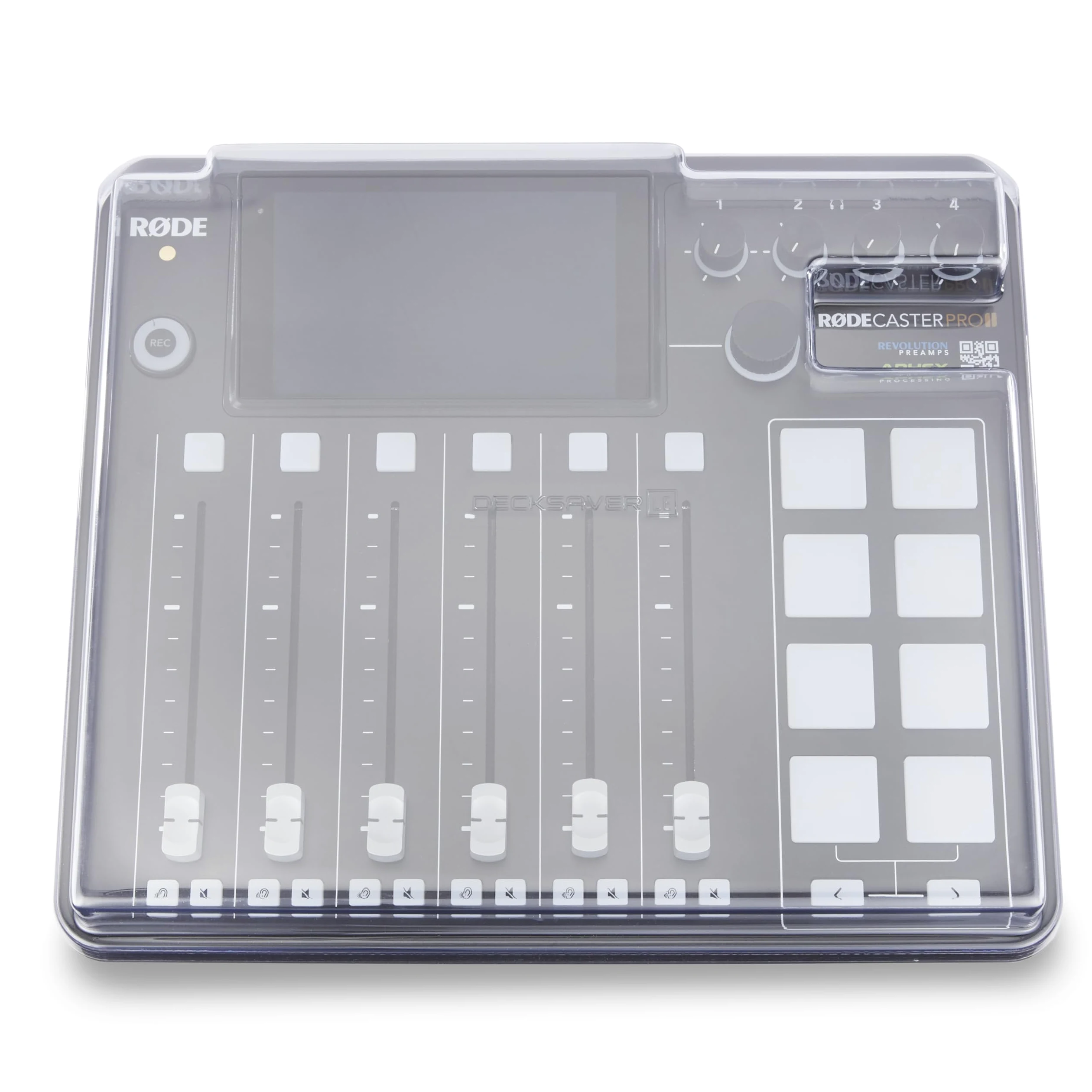 Decksaver LE Rodecaster Pro 2 Cover, DJ Equipment Protection, compatible with Rode