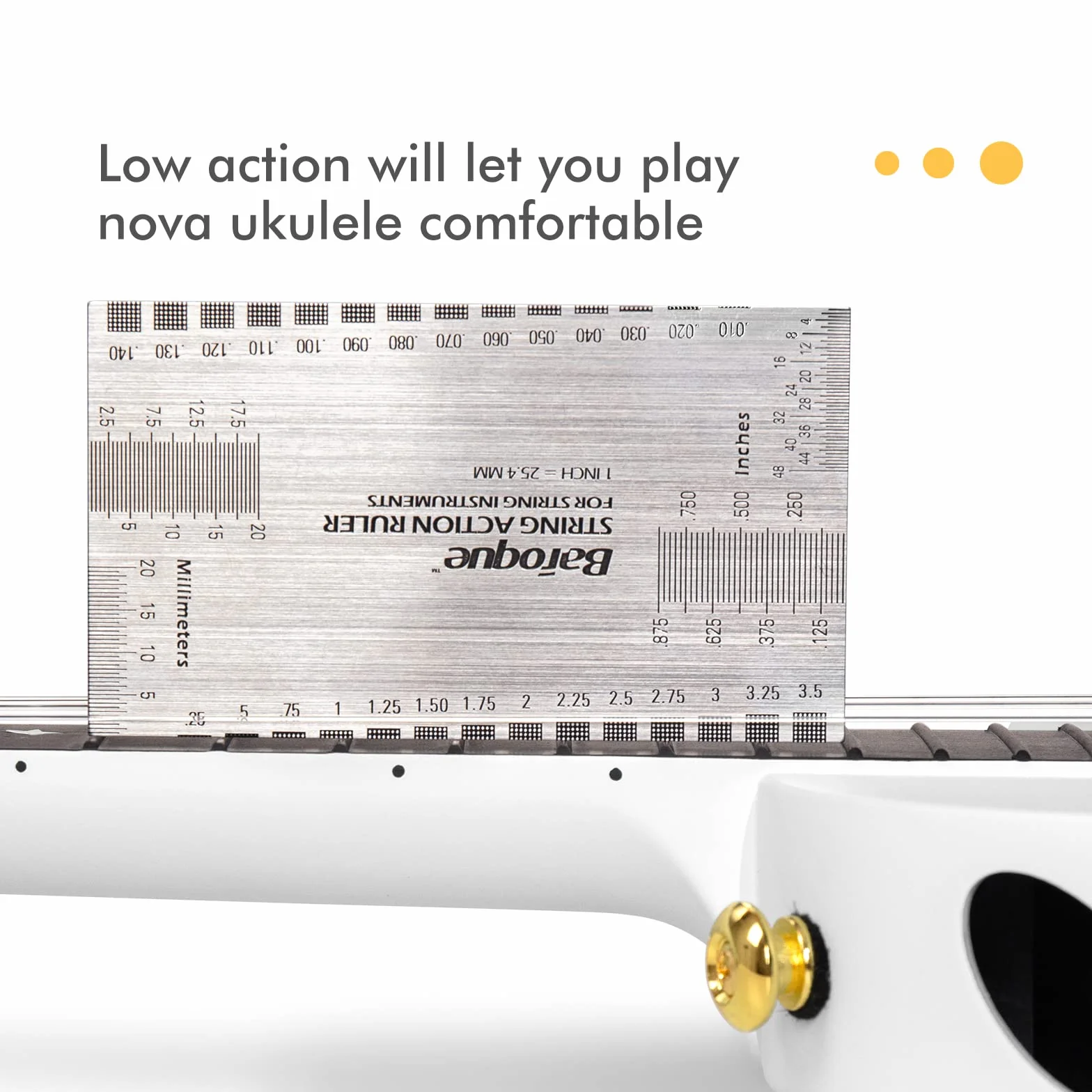 Enya Ukulele koncertowe Nova U 53 cm z włókna węglowego, dla początkujących i zaawansowanych użytkowników, z torbą i paskiem Capo wodoszczelne (białe)