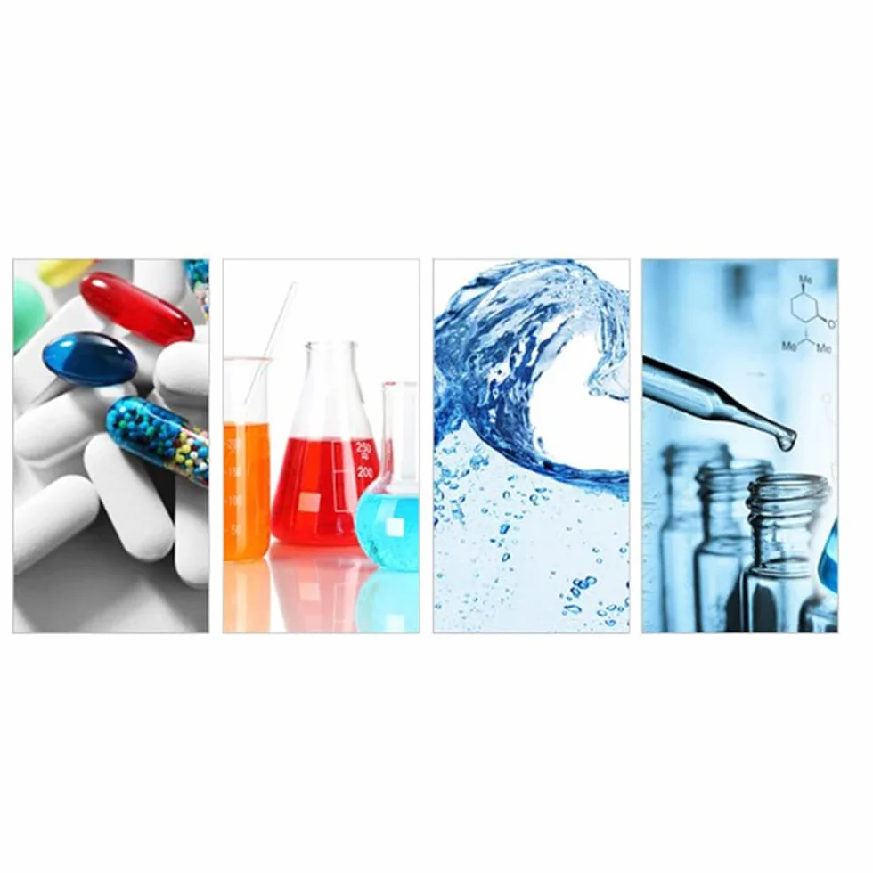 Othmro Plastikowa laboratoryjna butelka na odczynniki chemiczne 1000 ml szeroki otwór uszczelnienie próbki pojemnik do przechowywania płynów czarna czapka 2 szt