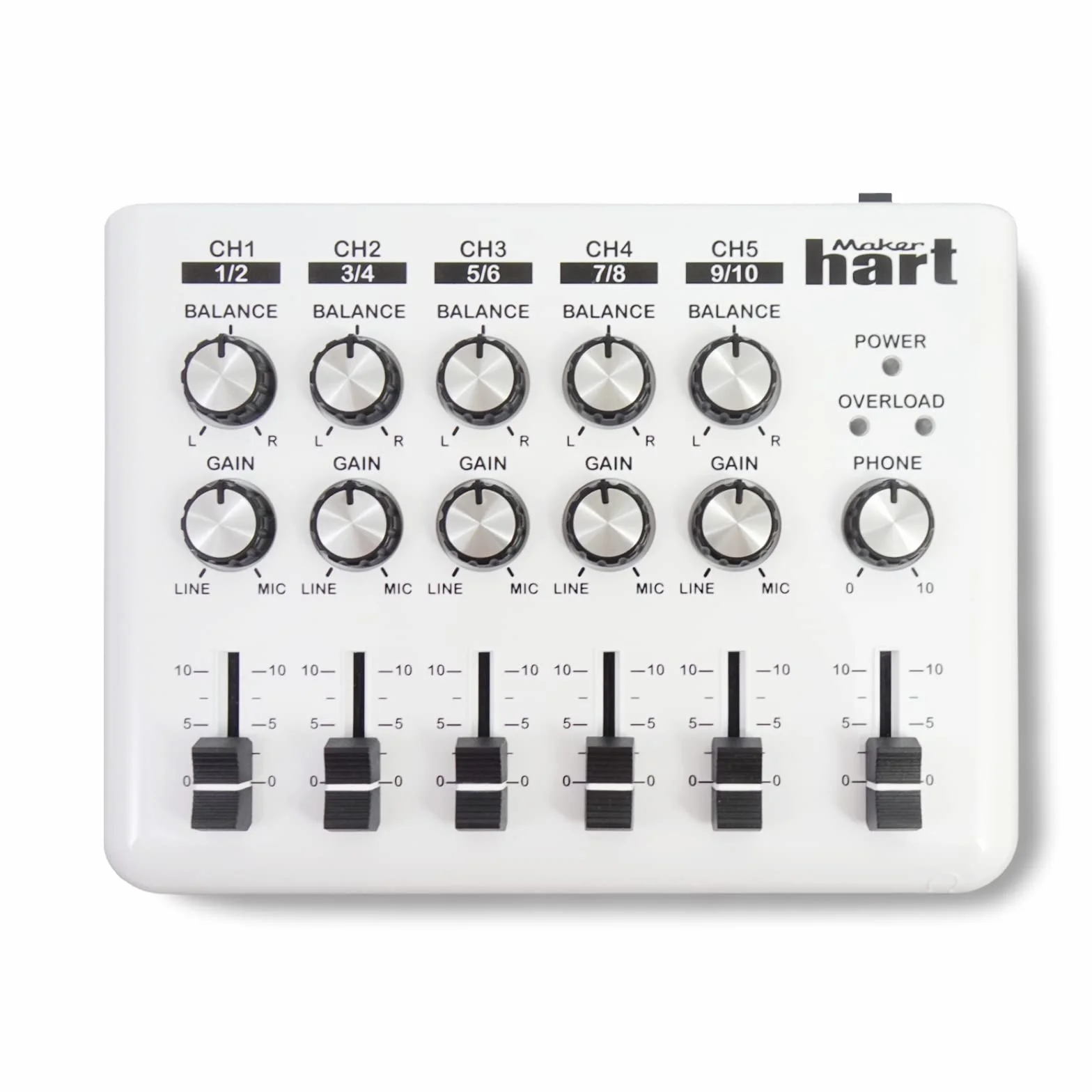 Przenośny mikser audio Loop Mixer Table 5 kanałów 3 wejścia stereo 3,5 mm 3 wyjścia słuchawki system dźwiękowy nagrywanie adapter mono/stereo