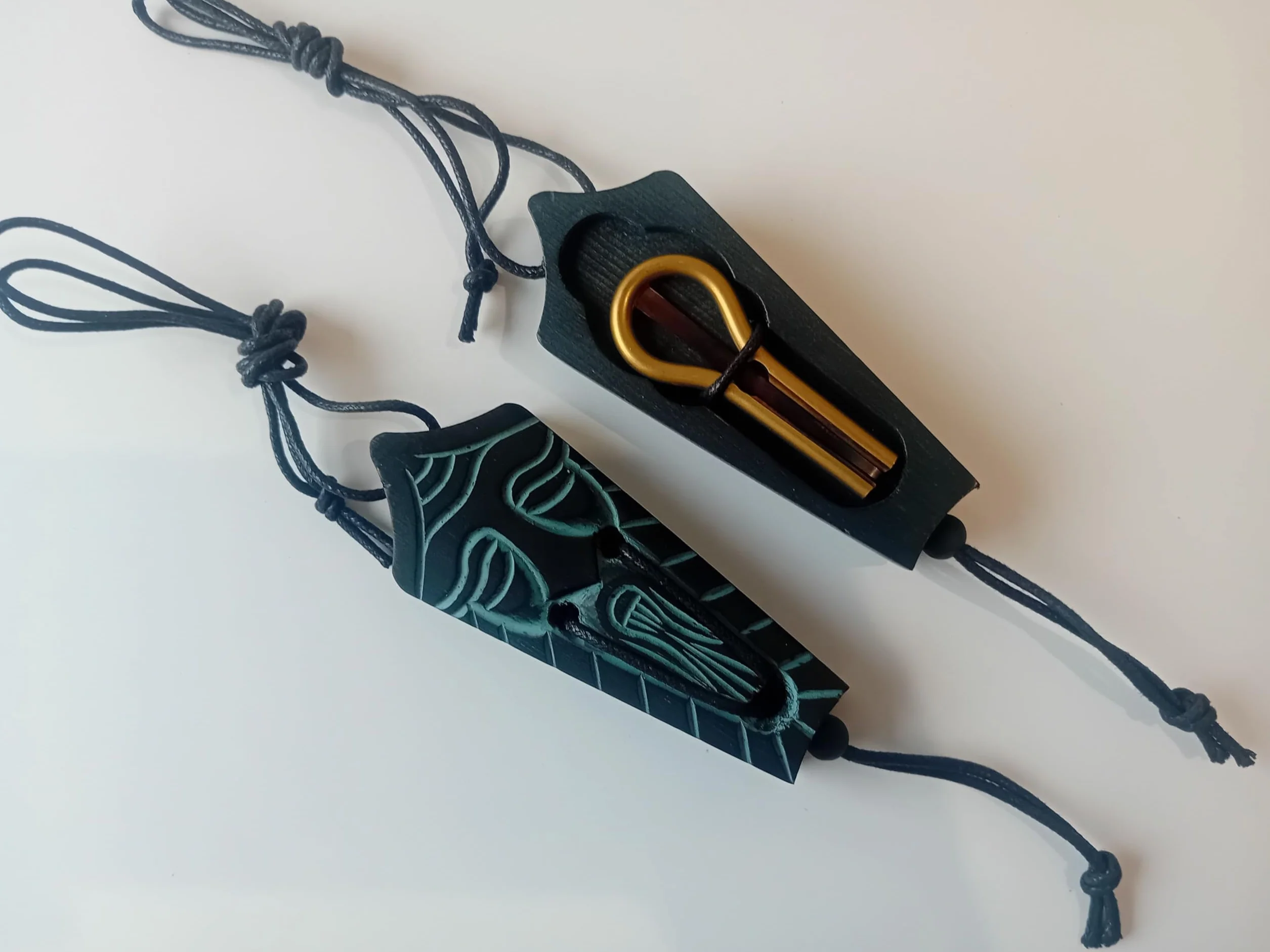 Harfa szczękowa - Promień słońca, w etui cedrowym "Spirit", mosiądz, wysoki dźwięk