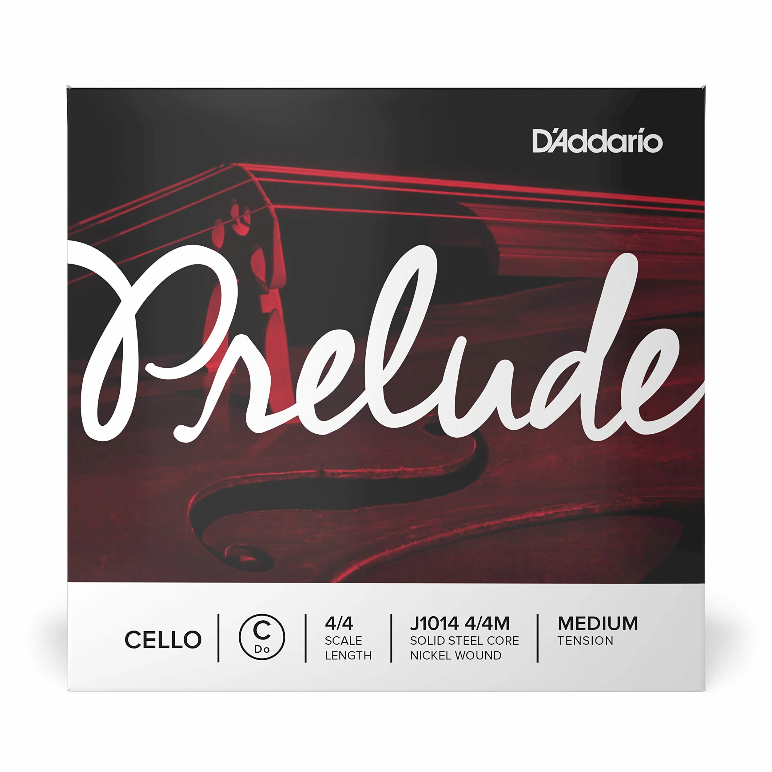 D'Addario Prelude Pojedyncza struna C do wiolonczeli, skala 4/4, średnie napięcie