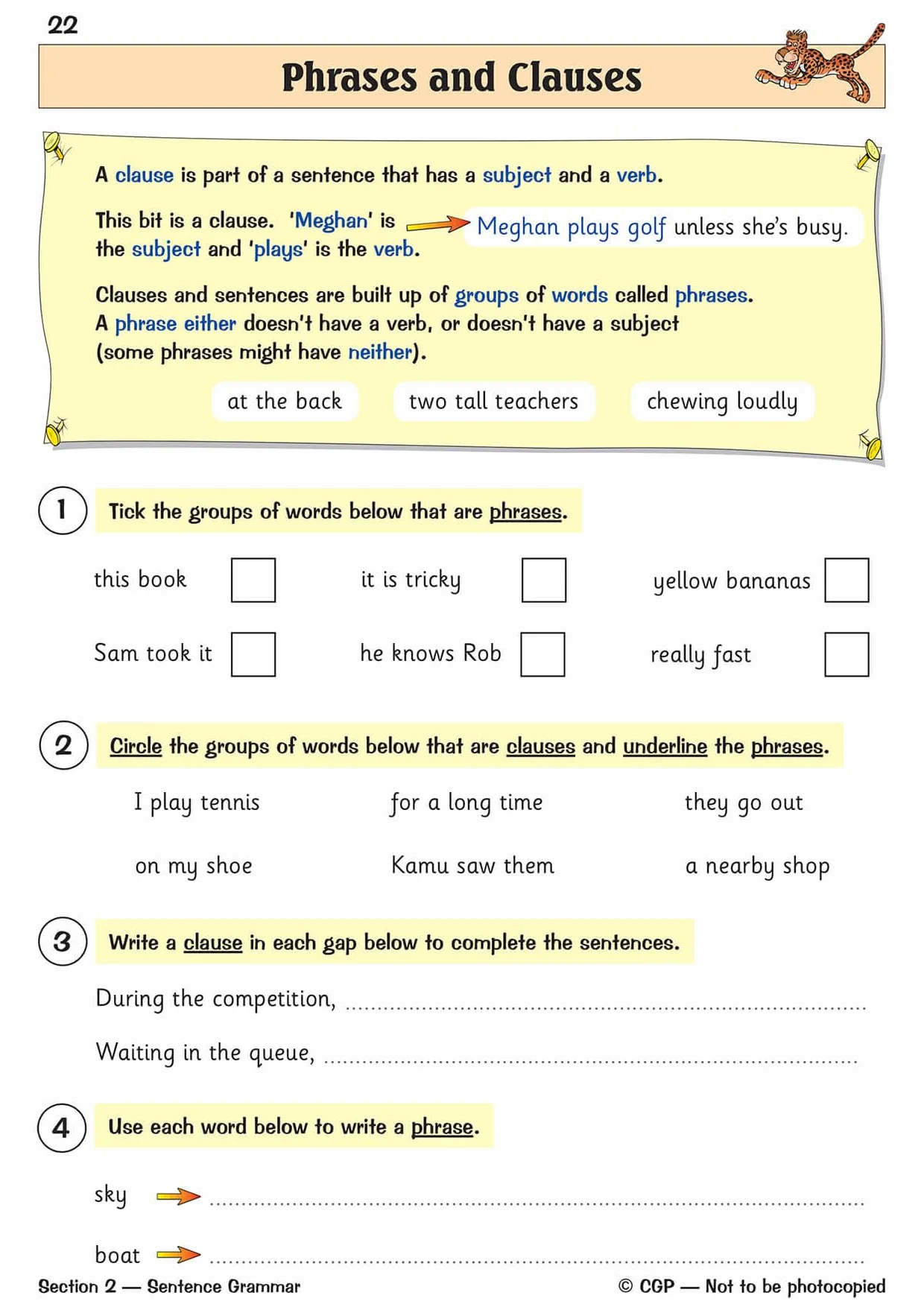 KS2 English: Grammar, Punctuation and Spelling Workbook - Ages 7-11