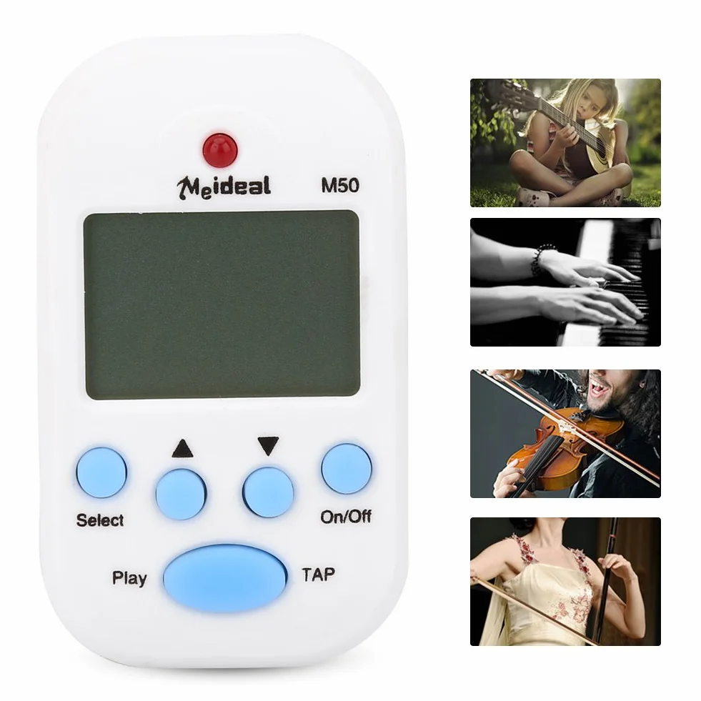 Dilwe Metronome Wielofunkcyjny cyfrowy metronom Beat Metronom na fortepian, skrzypce, gitarę