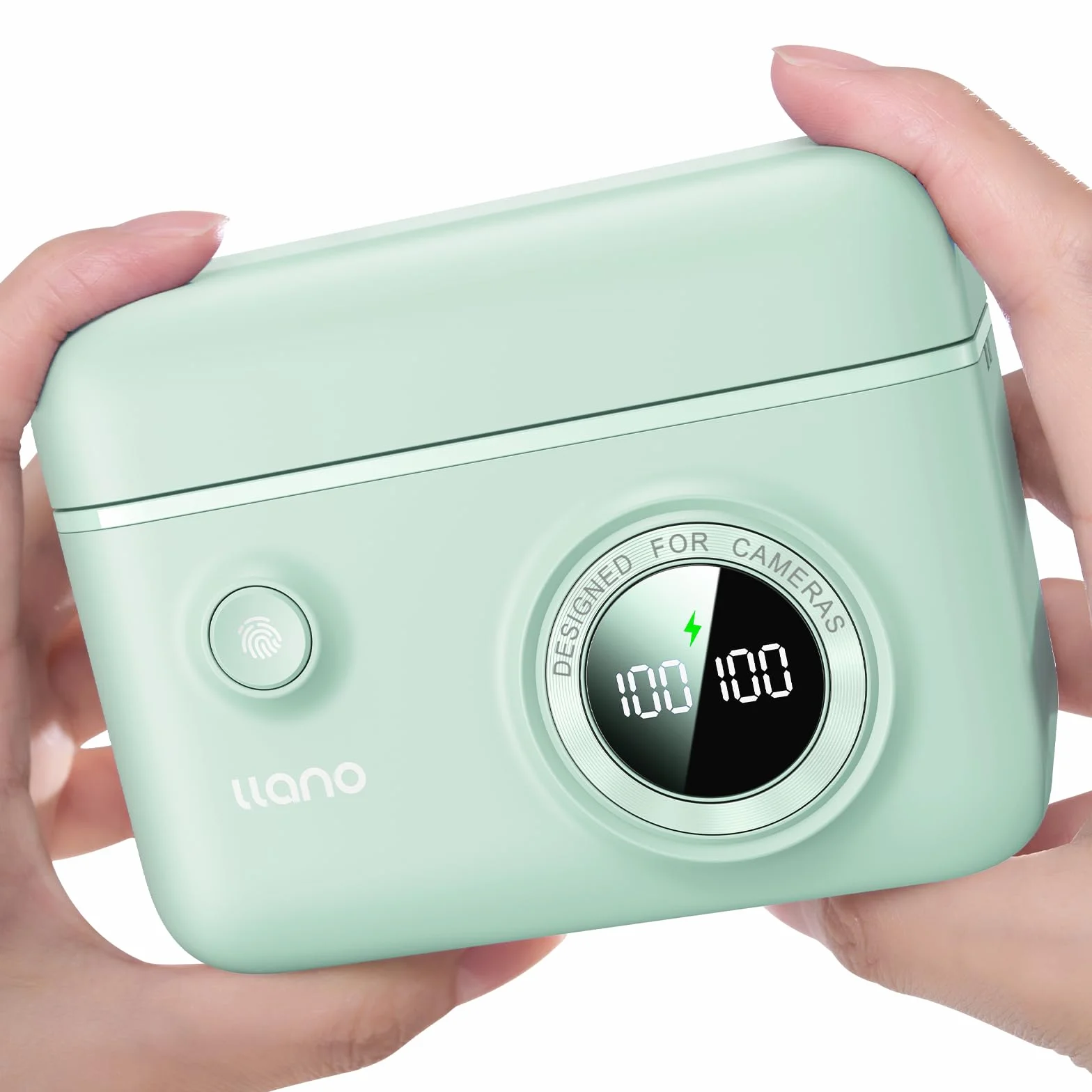 llano NP-W235 18W ładowarka Smart-Digital z podwójnym portem USB-C kompatybilna z FUJIFILM X-T4/X-H2/X-T5/X-H2S/X-S20/GFX100S/GFX50S II, inteligentny cyfrowy wyświetlacz, magnetyczne mocowanie