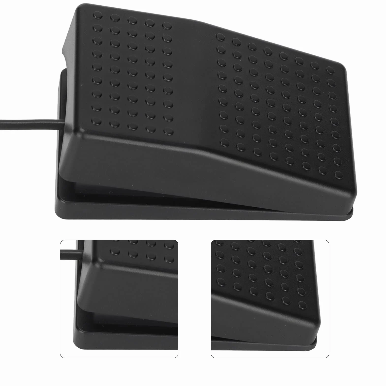 Przełącznik Nożny USB Pedał Klawiatury, Przełącznik Mechaniczny USB z Pojedynczym Pedałem, Programowalna Klawiatura Komputerowa z Kablem 2m.