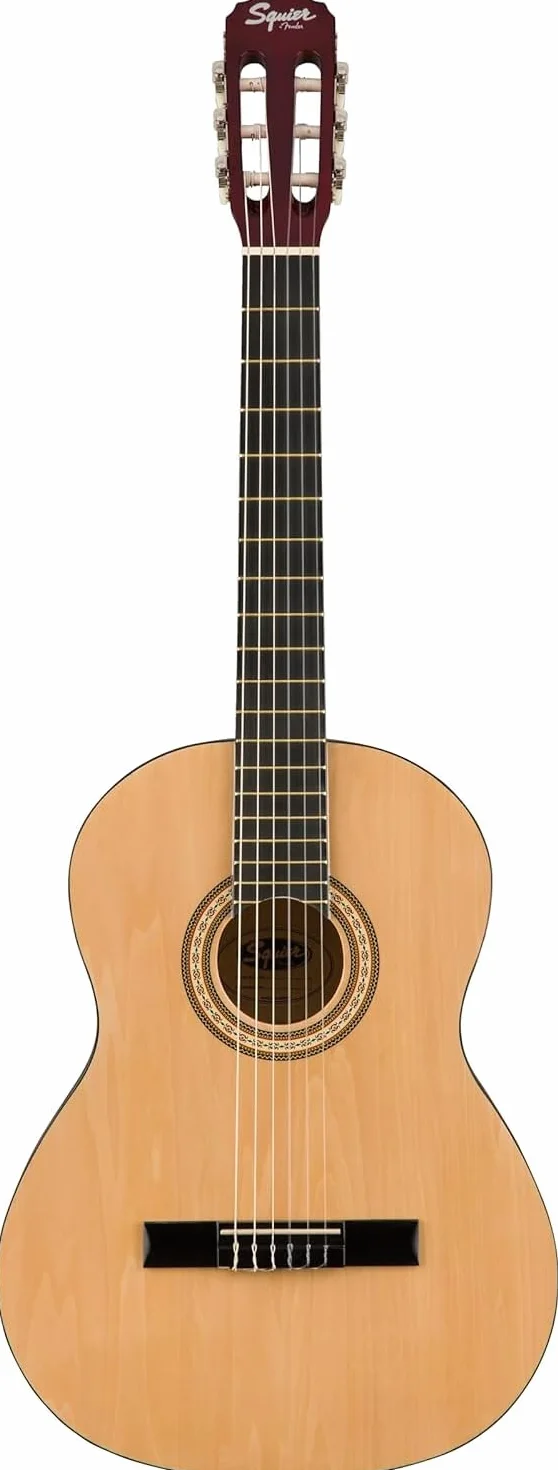 Squier by Fender SA-150N klasyczna gitara akustyczna, nylonowa struna, naturalna