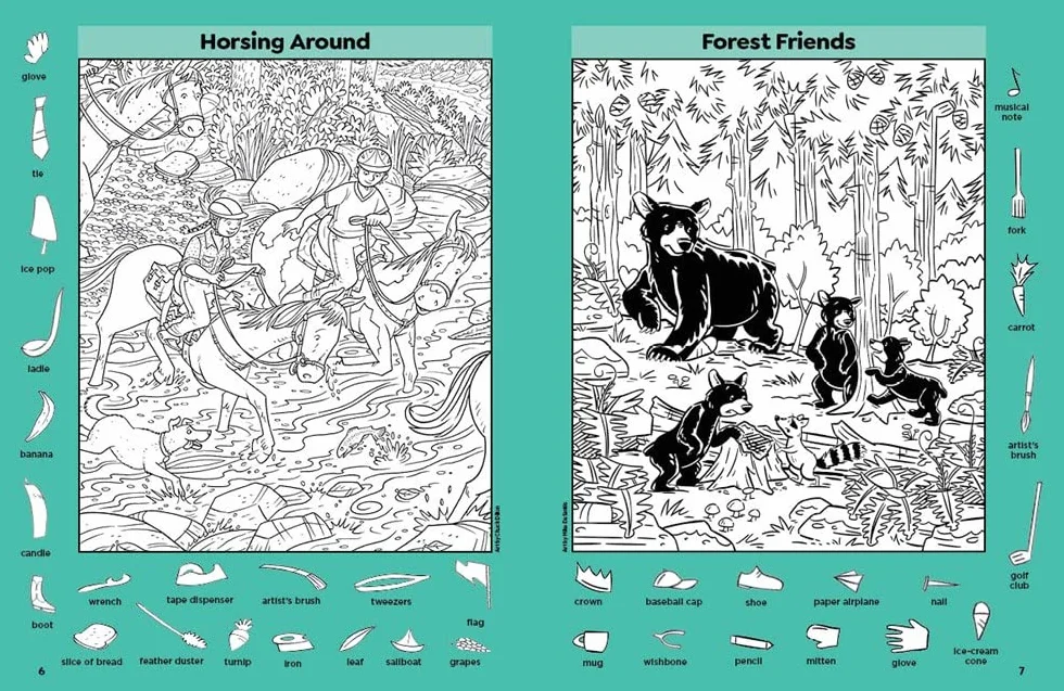 Amazing Nature Puzzles: Explore & Discover with Over 100 Fun Hidden Pictures Nature Puzzles, Celebrate the Wonders of Nature with a Nature Activity Book for Kids