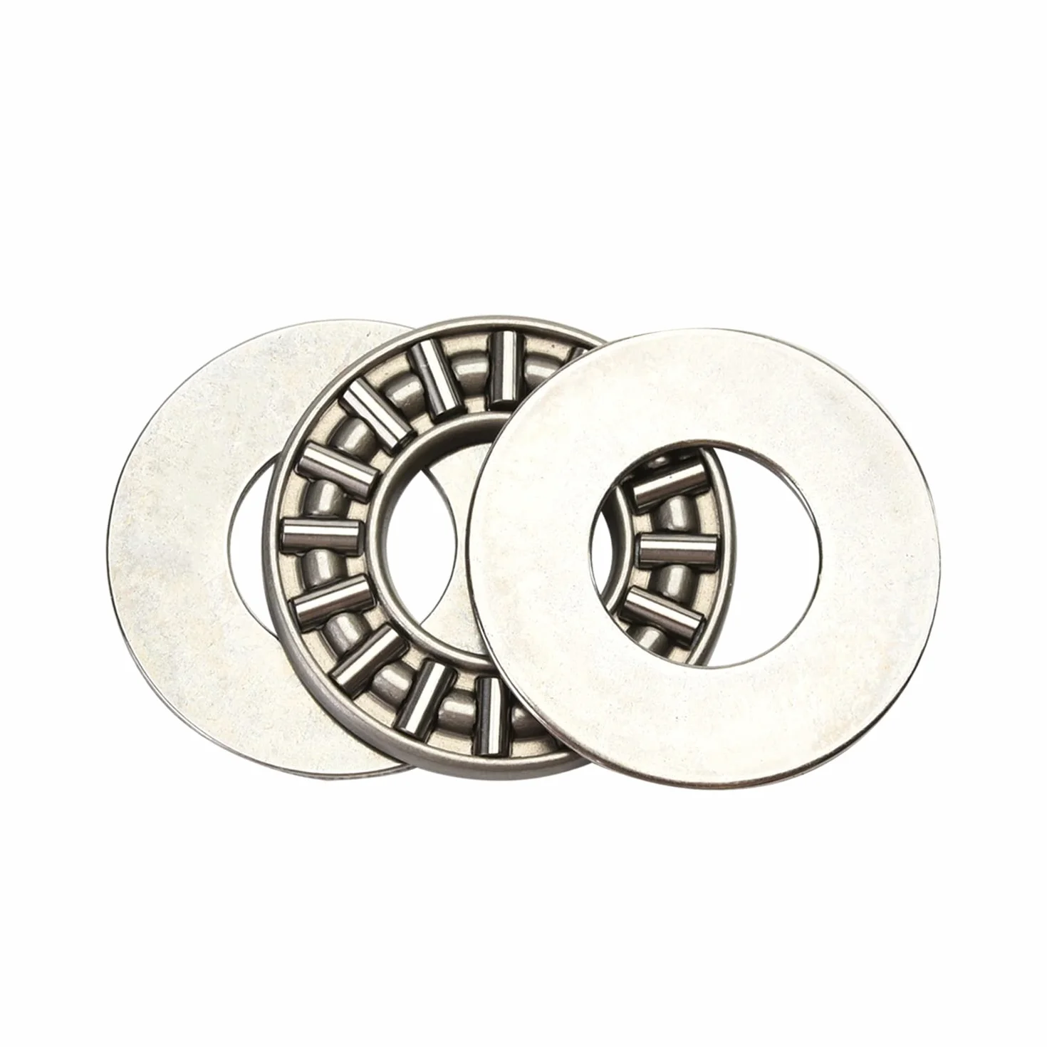 Othmro AXK1226+2AS łożyska igiełkowe wzdłużne z 2 podkładkami, średnica wewnętrzna 12 mm, 26 mm OD, 2 mm grubości, twardość GCr15 2 szt. 1 szt.