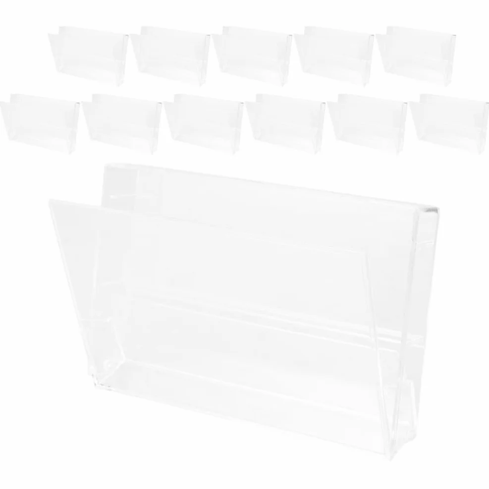 Toddmomy Zestaw Pudełek Do Przechowywania Kaset Magnetofonowych 12 Sztuk Plastikowych