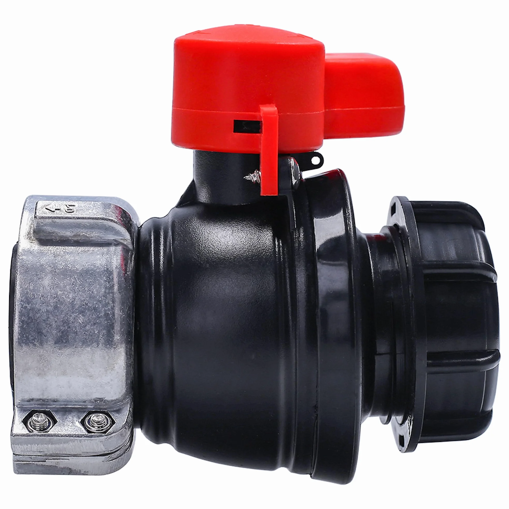 Zawór Kulowy do Zbiornika 1000L IBC Mauser S60x6, Zawór Spustowy GWS75x6 | Uniwersalny Adapter do Zaworu Beczki, Zawór Zbiornika Ogrodowego, Beczka na Deszczówkę