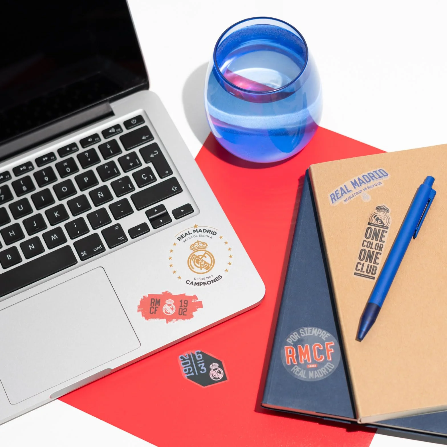 Grupo Erik Stickers Real Madrid Merchandise | Waterproof & Removable Laptop Stickers For Adults & For Children | Real Madrid Gifts For Boys