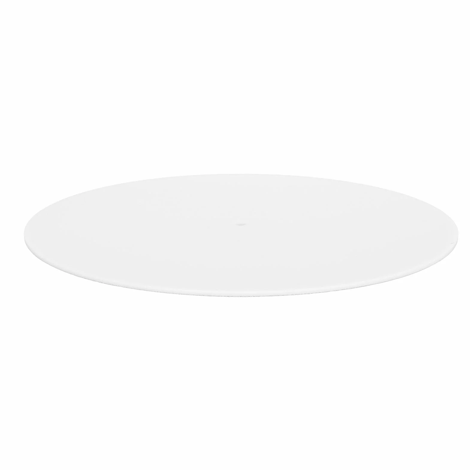 Akrylowa Mata Pod Gramofon, Wymienna Akrylowa Mata Antypoślizgowa do Gramofonu 12 Cali, Antystatyczna Mata Antystatyczna, Uniwersalna Mata Antypoślizgowa Pod Gramofon (WHITE)