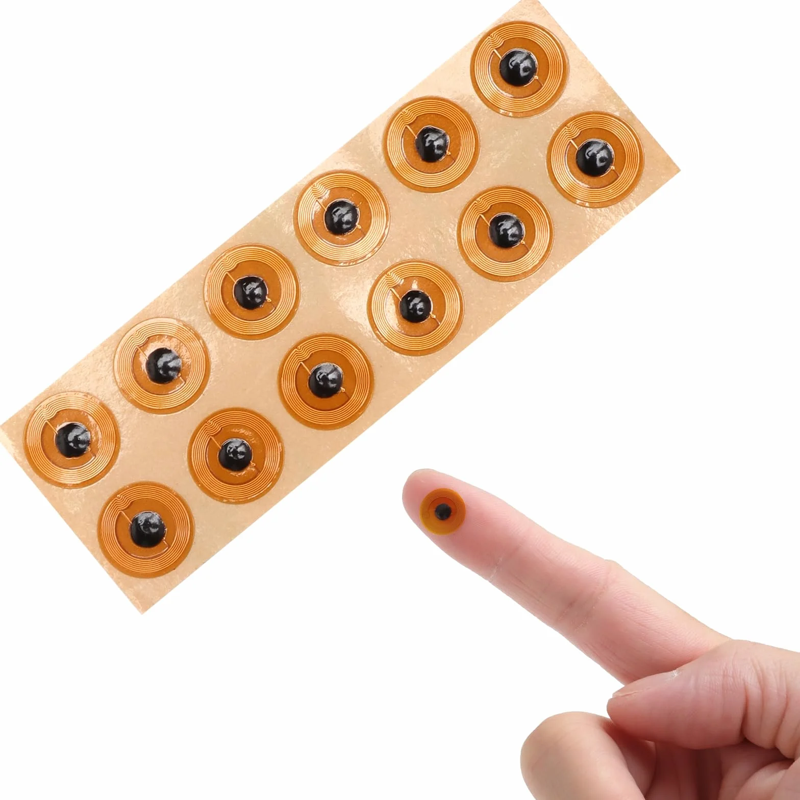 12szt. naklejek NFC Tag 1cm Mini NFC naklejki wodoodporne NTAG213 FPC naklejki NFC Tagi naklejki NFC programowalne NFC Chip NFC karty RFID Tag dla wszystkich telefonów komórkowych i urządzeń Smart z