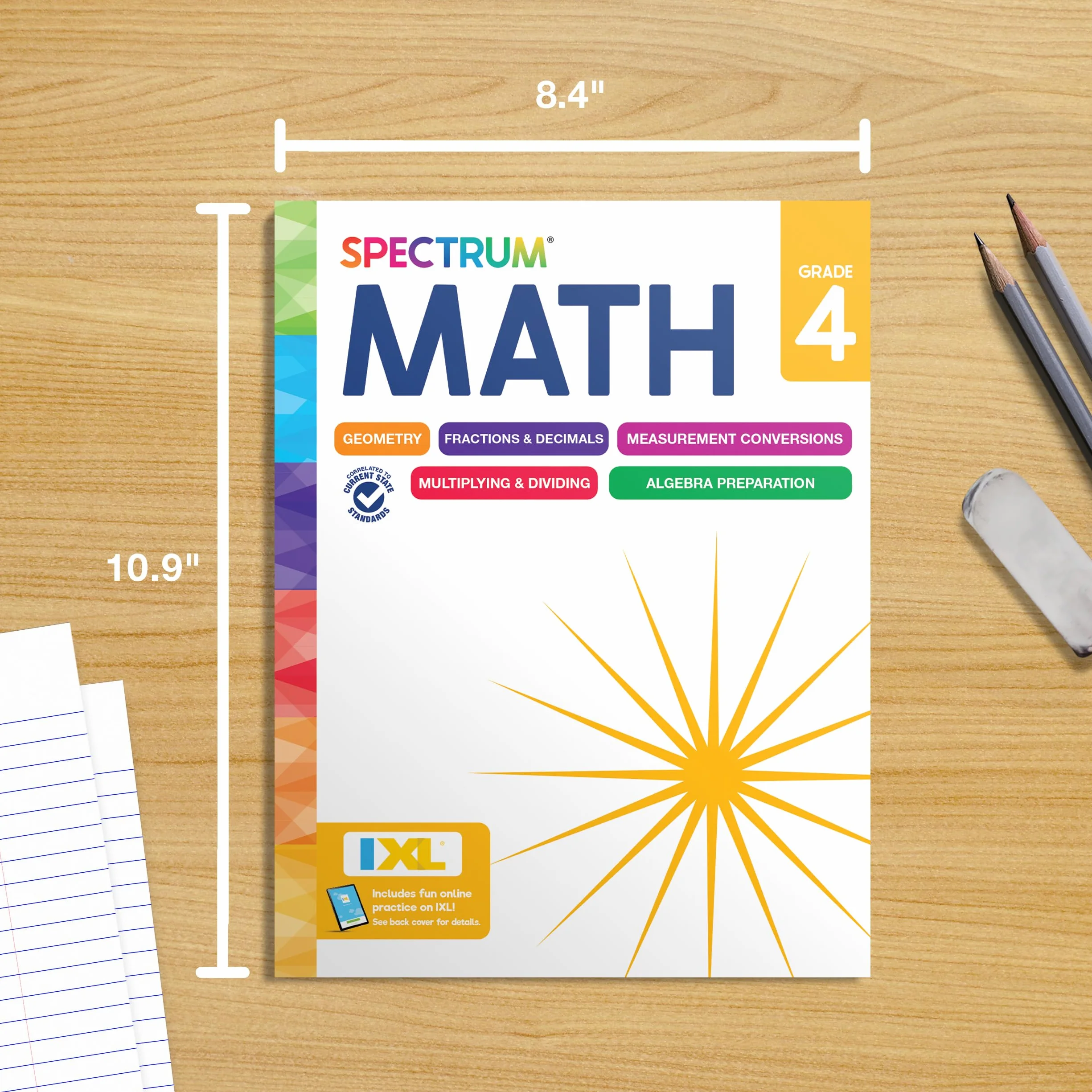 Spectrum Math Workbook, Grade 4