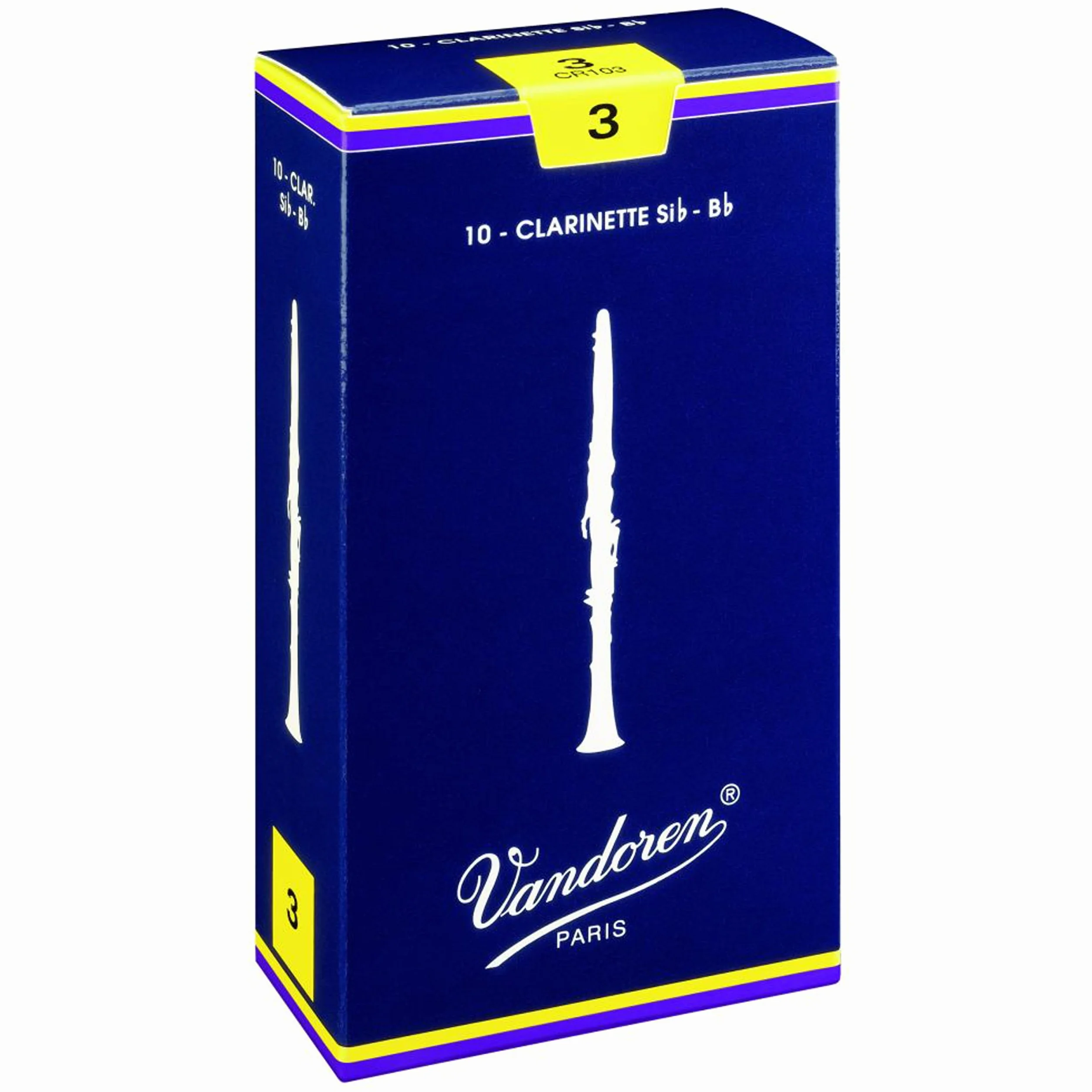 Vandoren CR1035 Stroiki klarnet Bb 3,5 tradycyjny (10 PUDEŁKA)