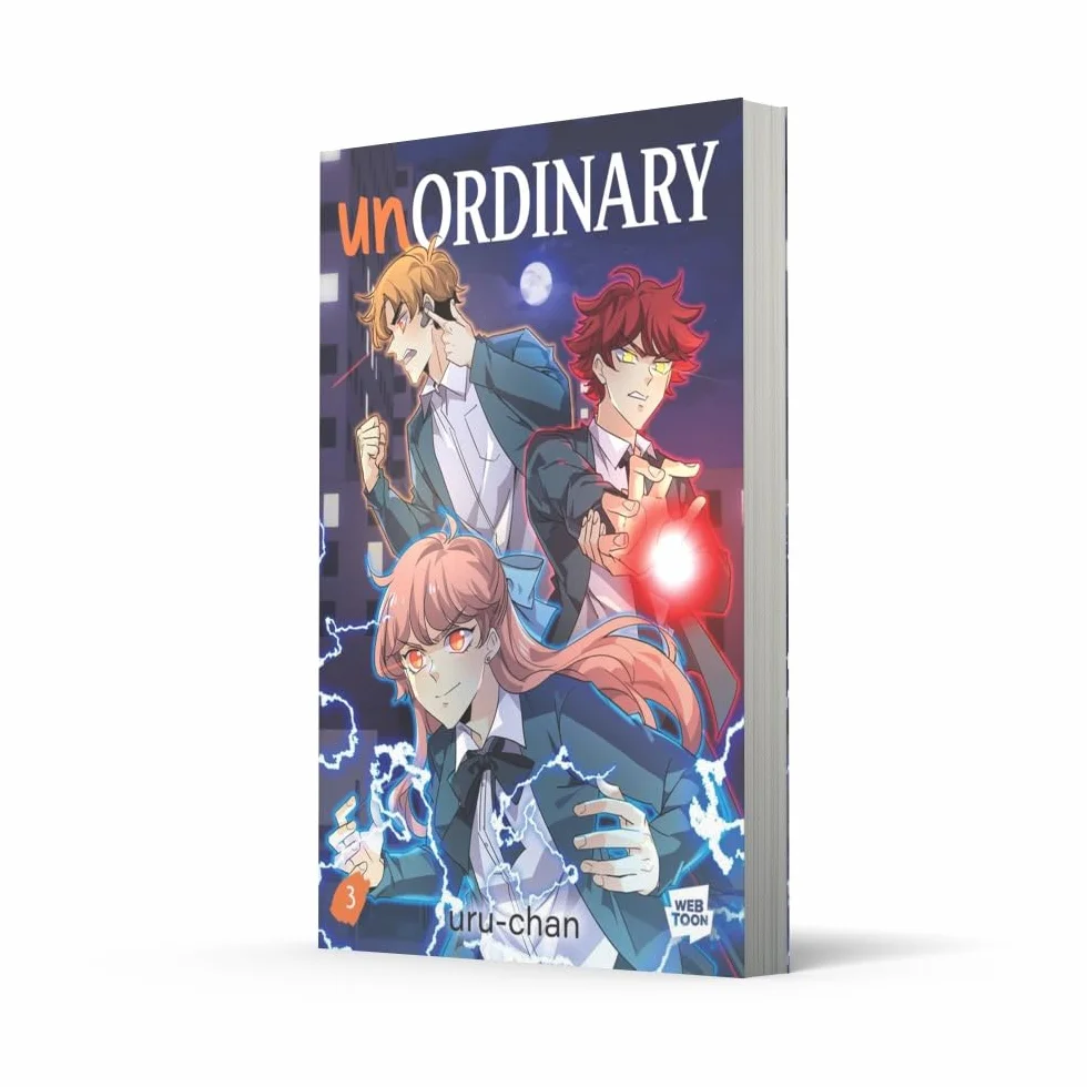 unOrdinary book 3: New for 2025, the third book of Webtoon’s biggest and most popular action-packed supernatural manga YA web comics!