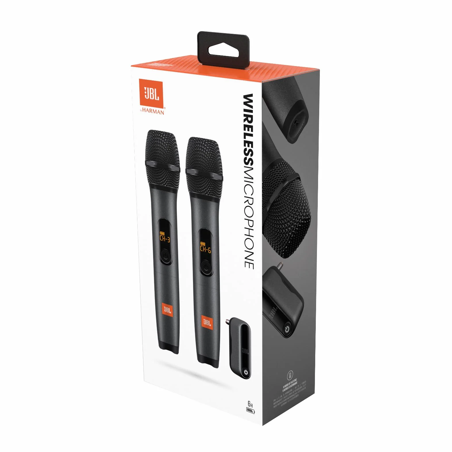 Jbl JBLWIRELESSMIC Zestaw Mikrofonów, Czarny, 2 szt.