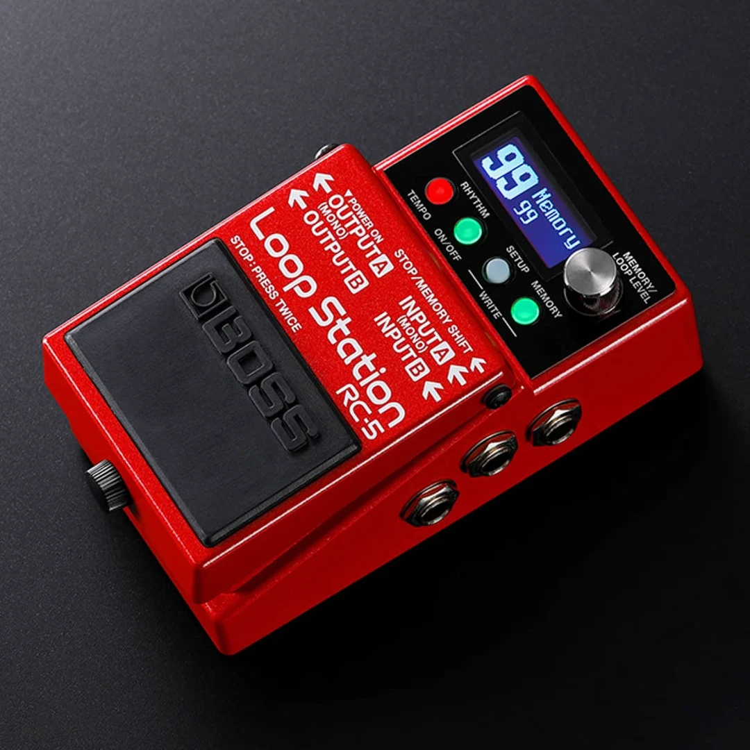 Boss RC-5 Loop Station urządzenie do efektów + keepdrum 9 V zasilacz sieciowy
