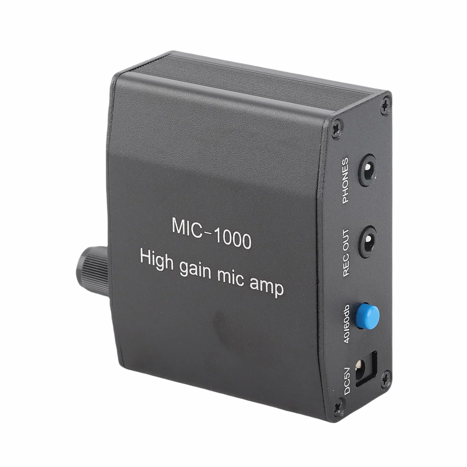 Wzmacniacz Mikrofonowy, Wzmacniacz Mikrofonowy DC 5V Wzmacniacz Audio Mikrofonu o Wysokiej Mocy 1000 Razy Zestaw Akcesoriów do Wzmocnienia, Elektroniczne Konwertery Sygnału