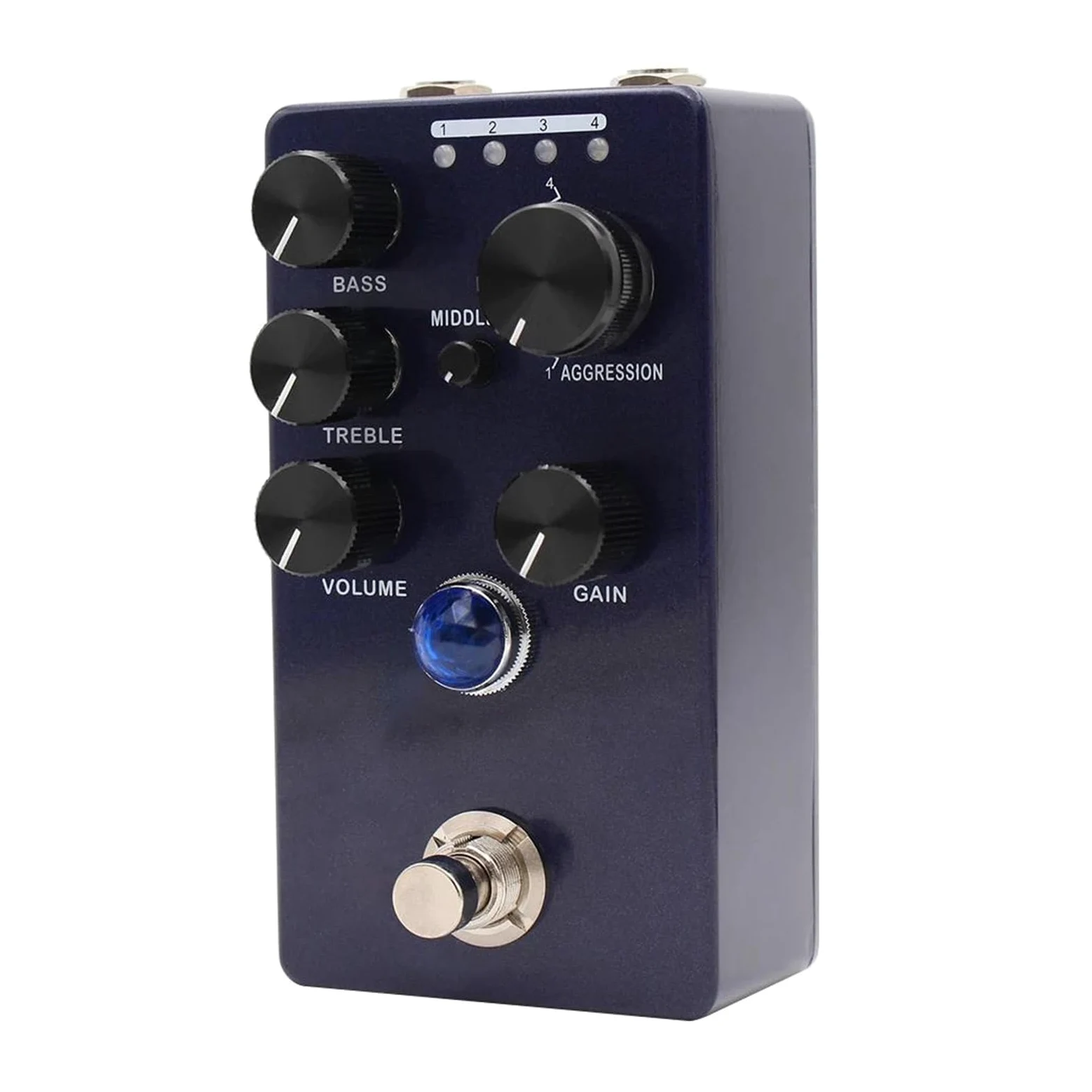 Efekty Gitarowe Pedał Overdrive/distortion Dla Gitary I Basu Z Prawdziwym Bypassem