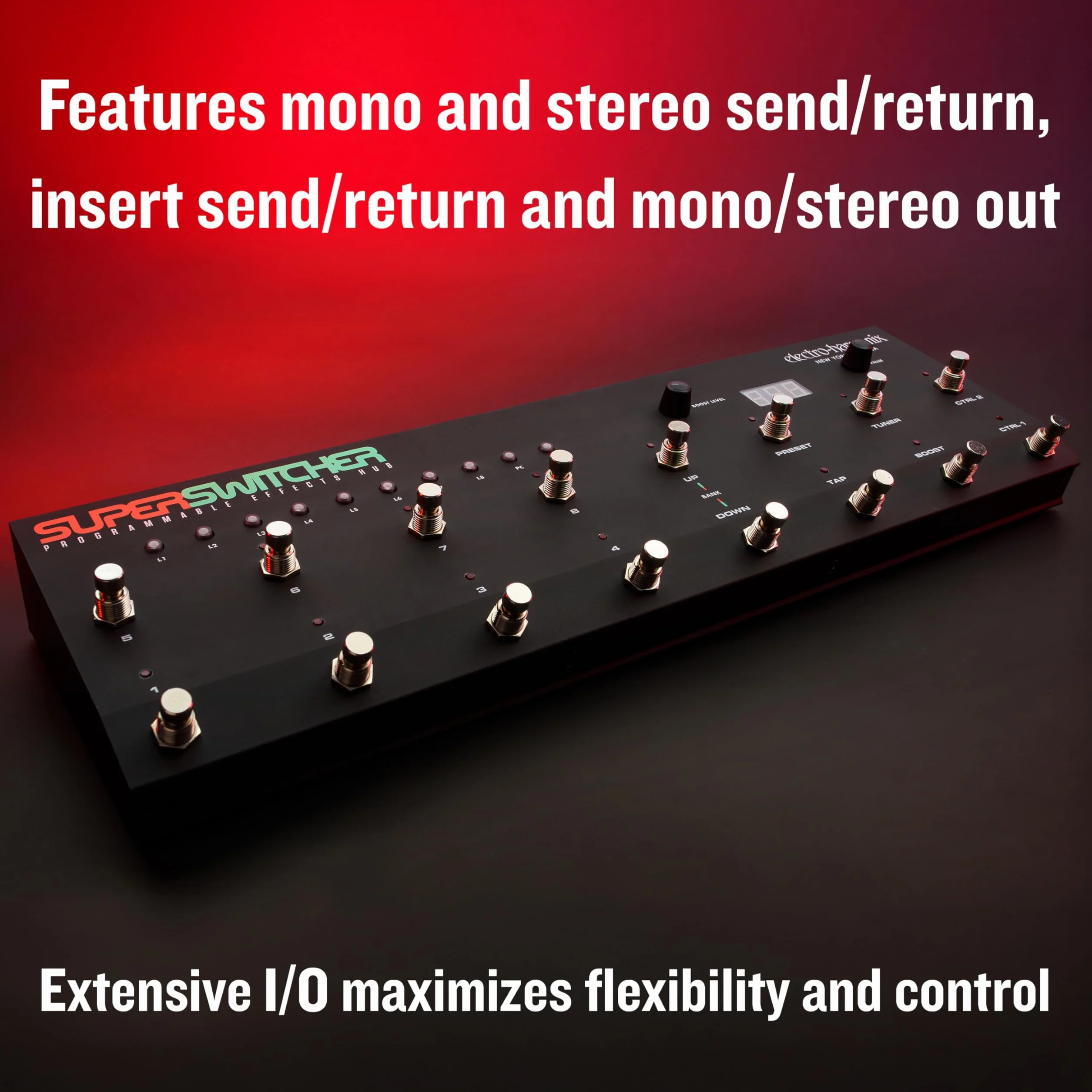 Electro Harmonix Super Switcher - Efekt gitarowy A/B/Y Box
